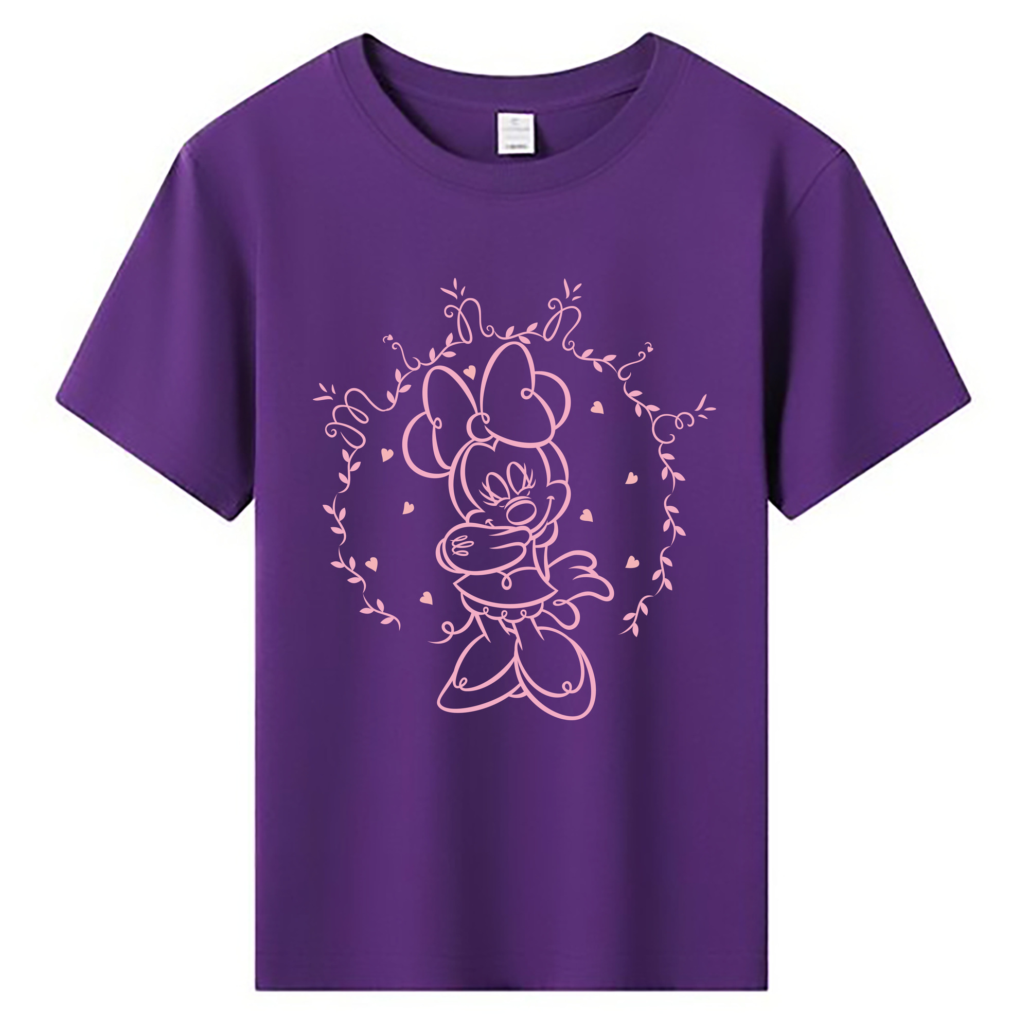 ミッキーマウス Mickey Mouse 綿100％キッズTシャツ（フロントプリント）