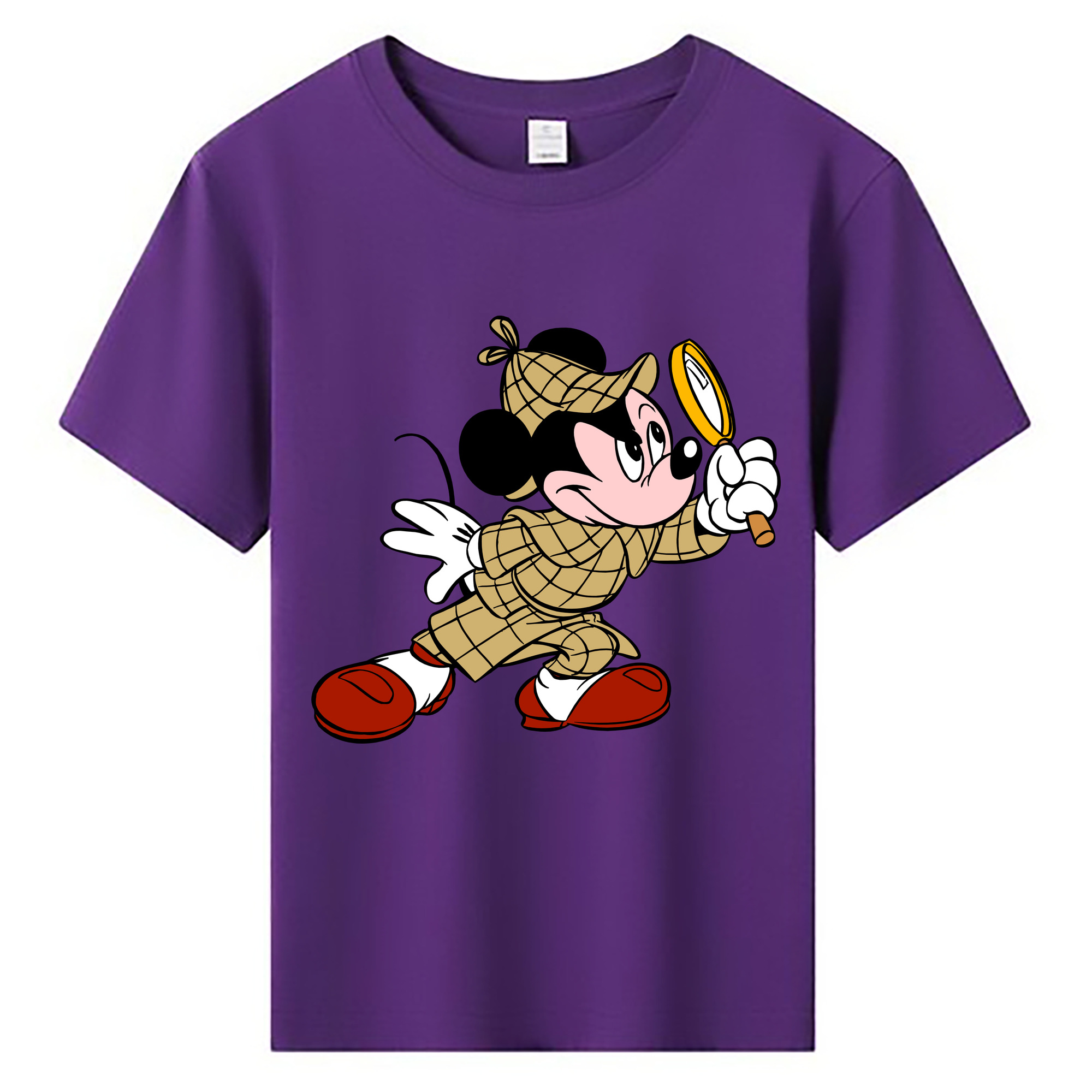 ミッキーマウス Mickey Mouse 綿100％キッズTシャツ（フロントプリント）