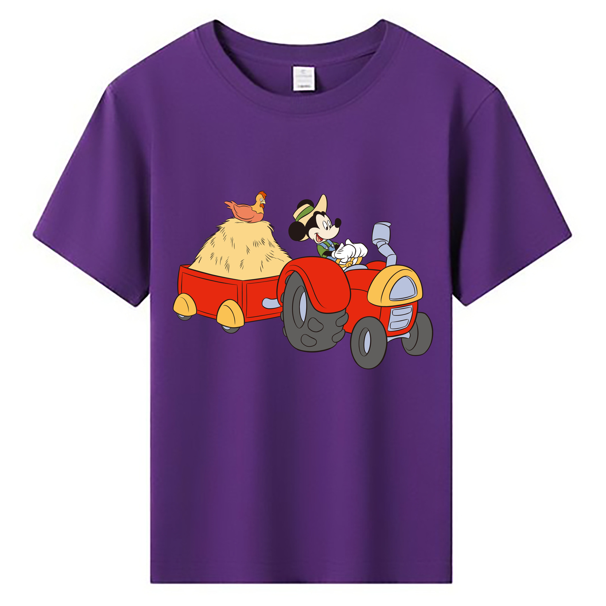 ミッキーマウス Mickey Mouse 綿100％キッズTシャツ（フロントプリント）
