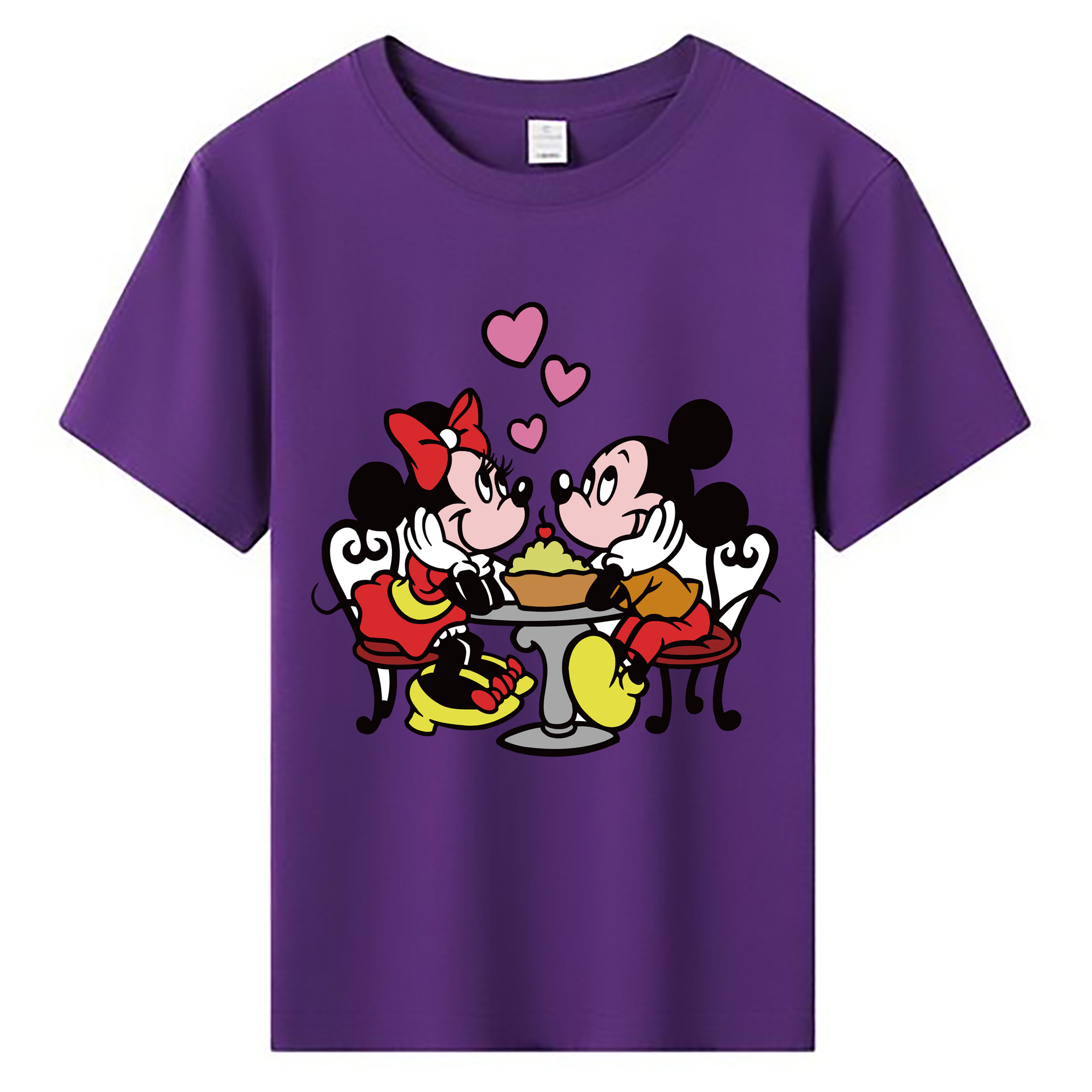 ミッキーマウス Mickey Mouse 綿100％キッズTシャツ（フロントプリント）