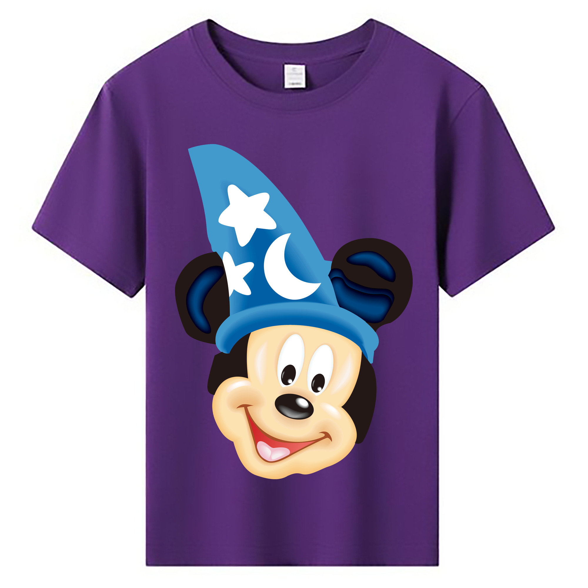 ミッキーマウス Mickey Mouse 綿100％キッズTシャツ（フロントプリント）