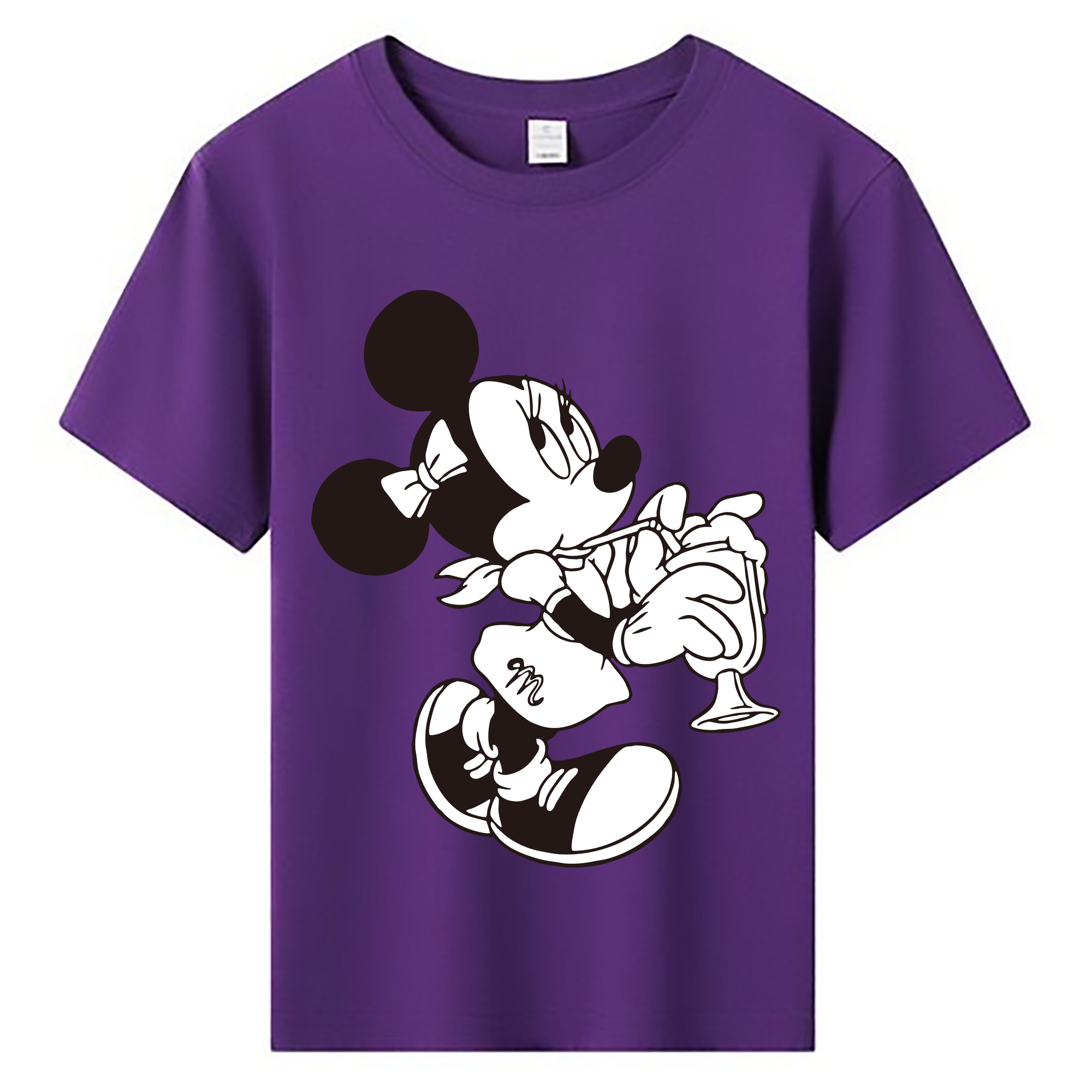 ミッキーマウス Mickey Mouse 綿100％キッズTシャツ（フロントプリント）