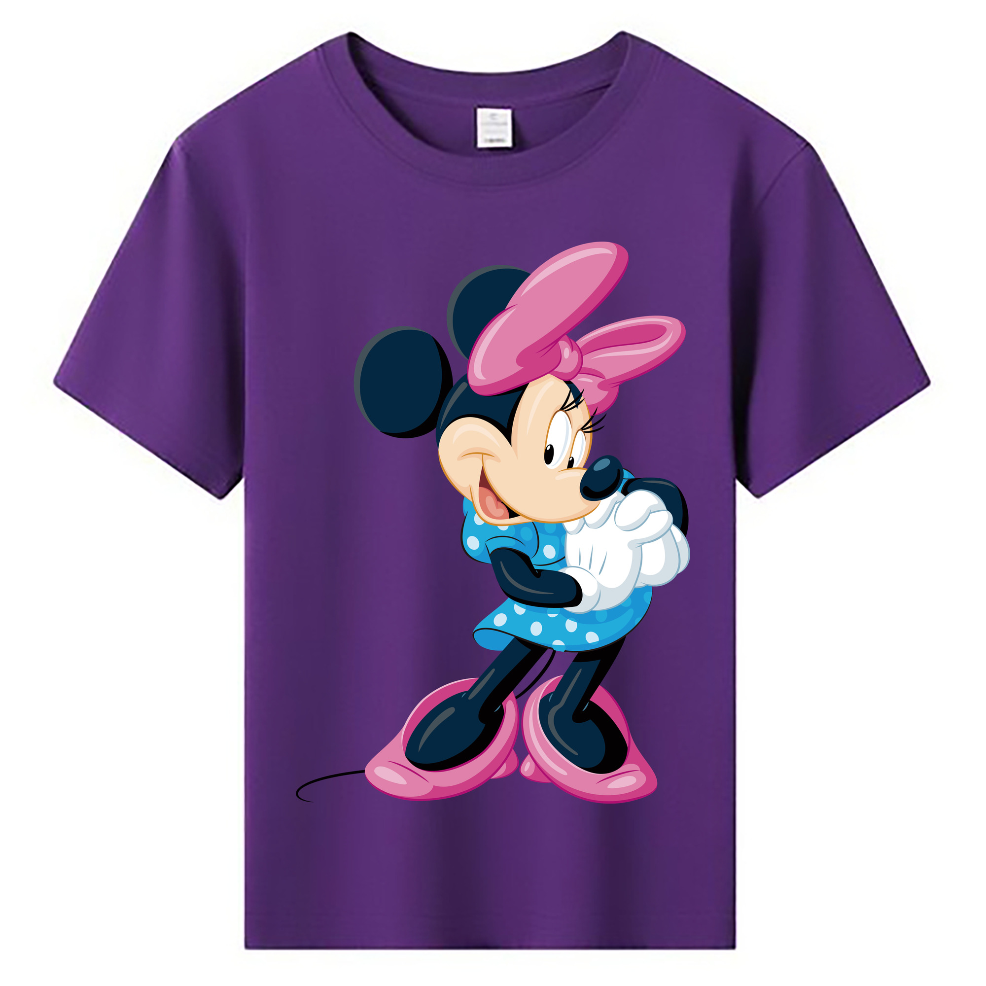ミッキーマウス Mickey Mouse 綿100％キッズTシャツ（フロントプリント）