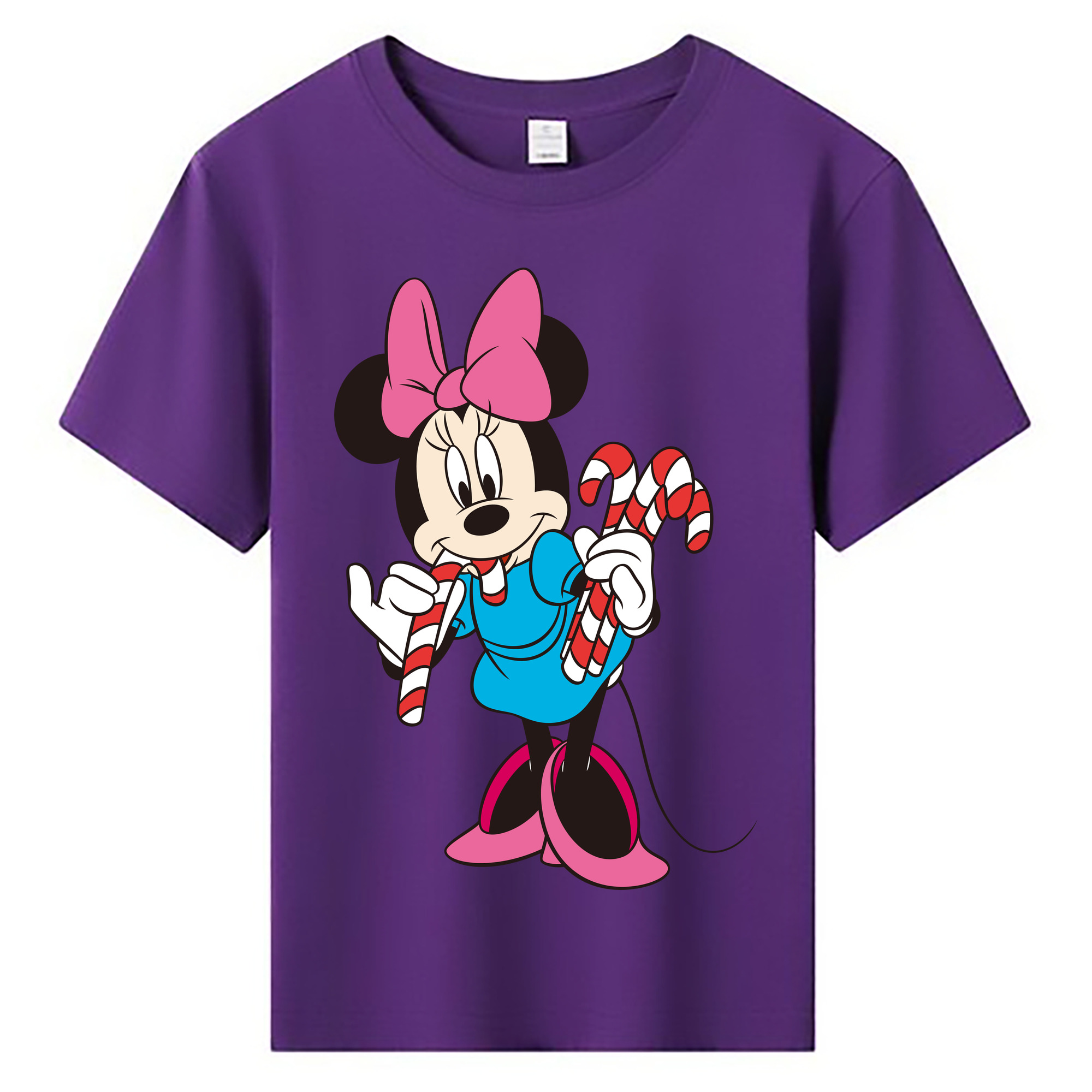 ミッキーマウス Mickey Mouse 綿100％キッズTシャツ（フロントプリント）