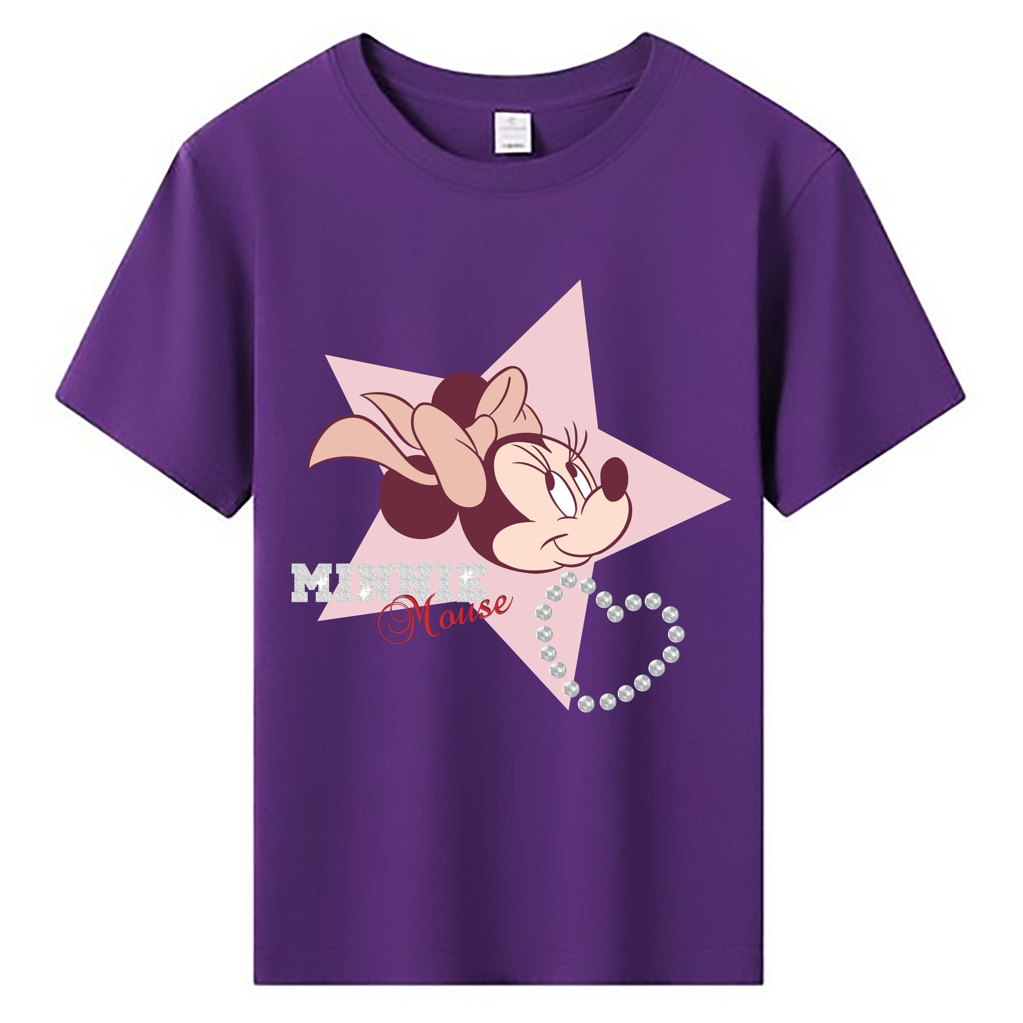 ミッキーマウス Mickey Mouse 綿100％キッズTシャツ（フロントプリント）
