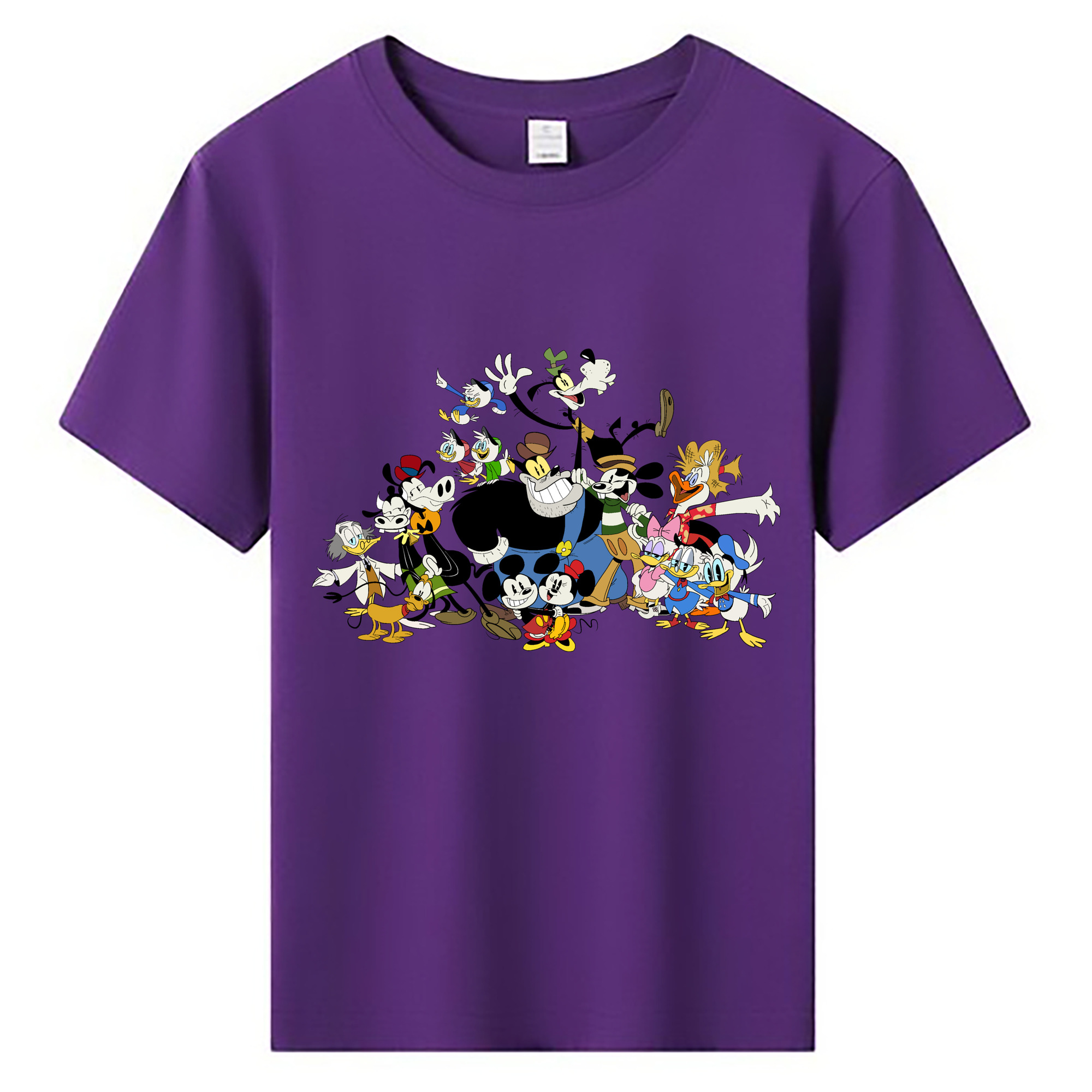 ミッキーマウス Mickey Mouse 綿100％キッズTシャツ（フロントプリント）