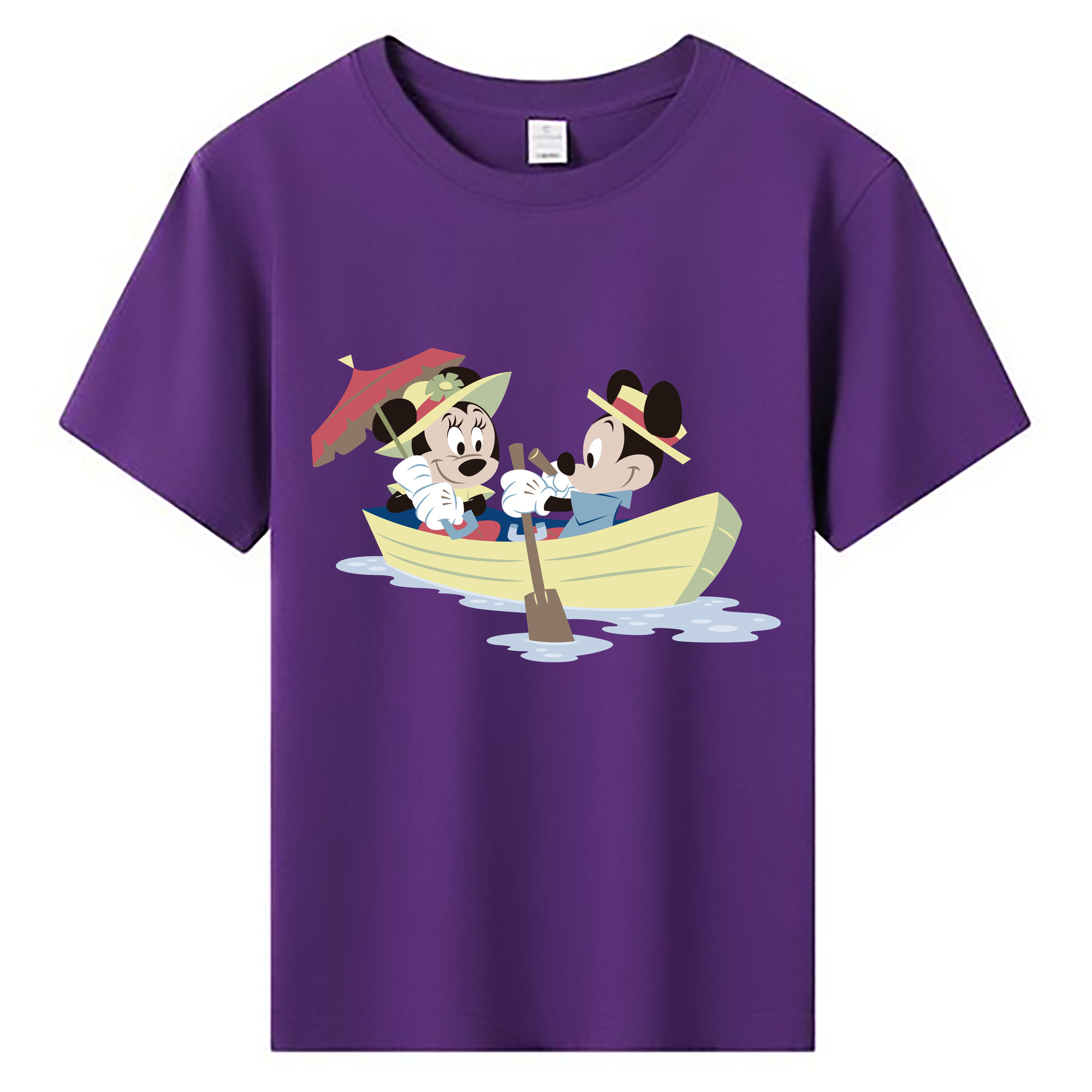 ミッキーマウス Mickey Mouse 綿100％キッズTシャツ（フロントプリント）