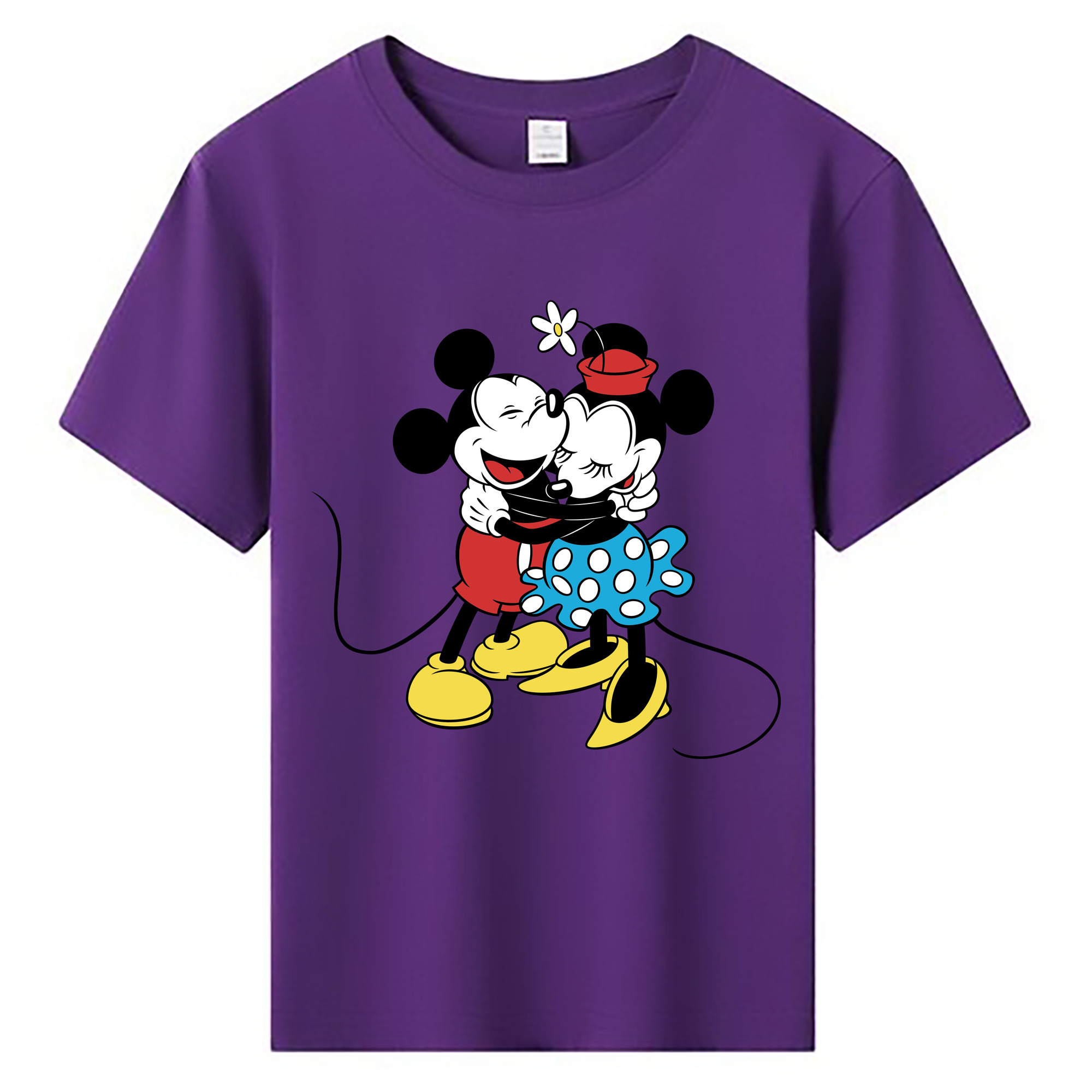 ミッキーマウス Mickey Mouse 綿100％キッズTシャツ（フロントプリント）