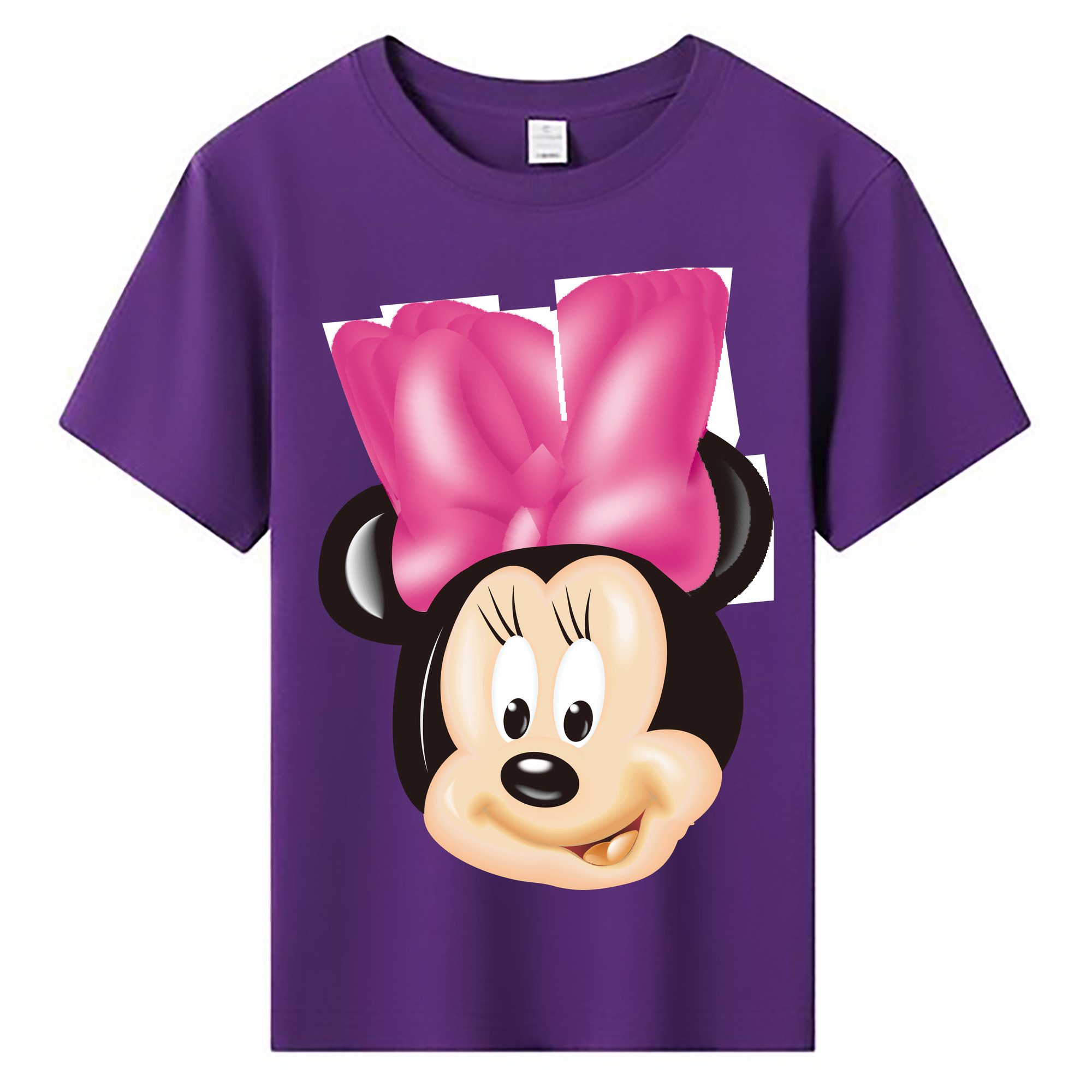 ミッキーマウス Mickey Mouse 綿100％キッズTシャツ（フロントプリント）