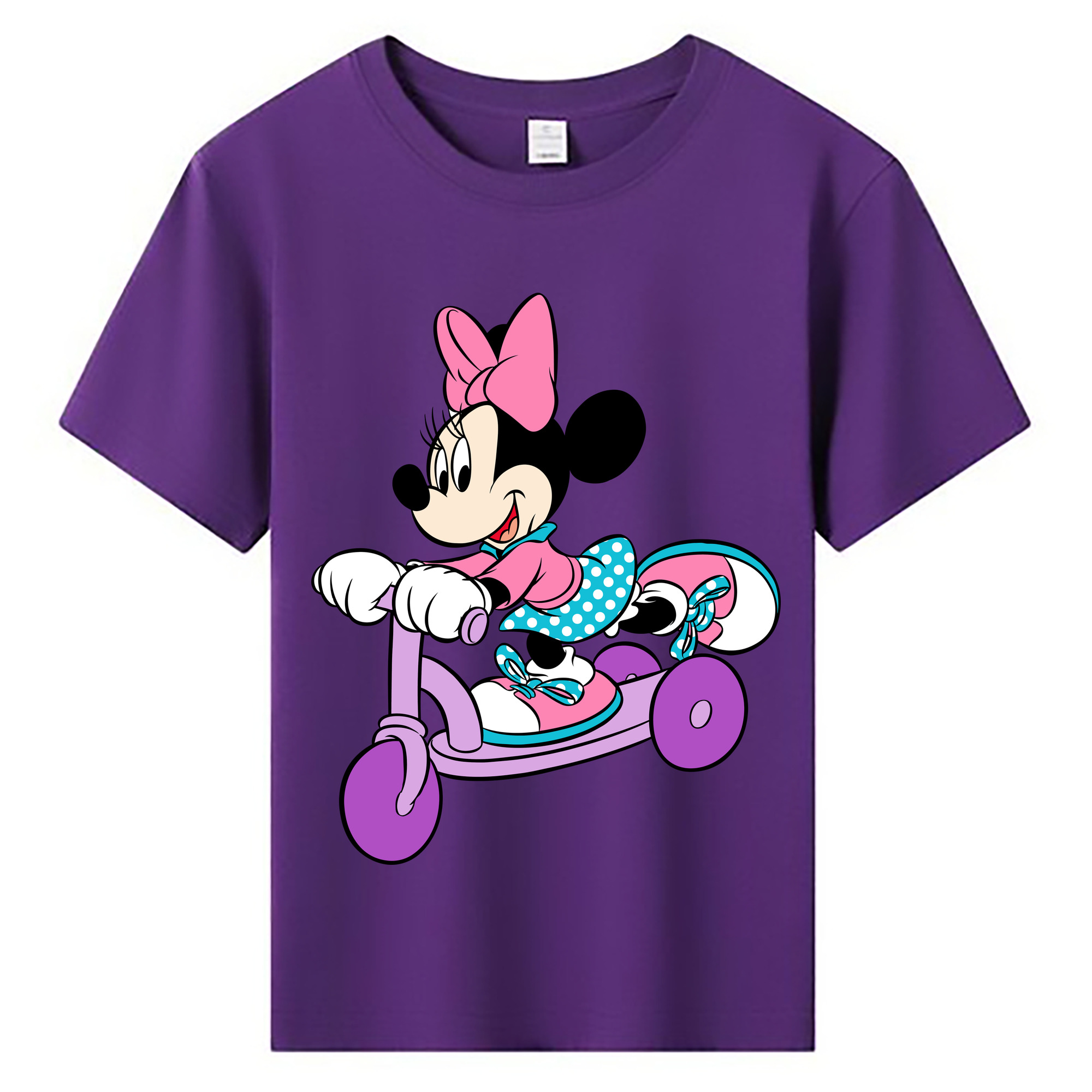 ミッキーマウス Mickey Mouse 綿100％キッズTシャツ（フロントプリント）