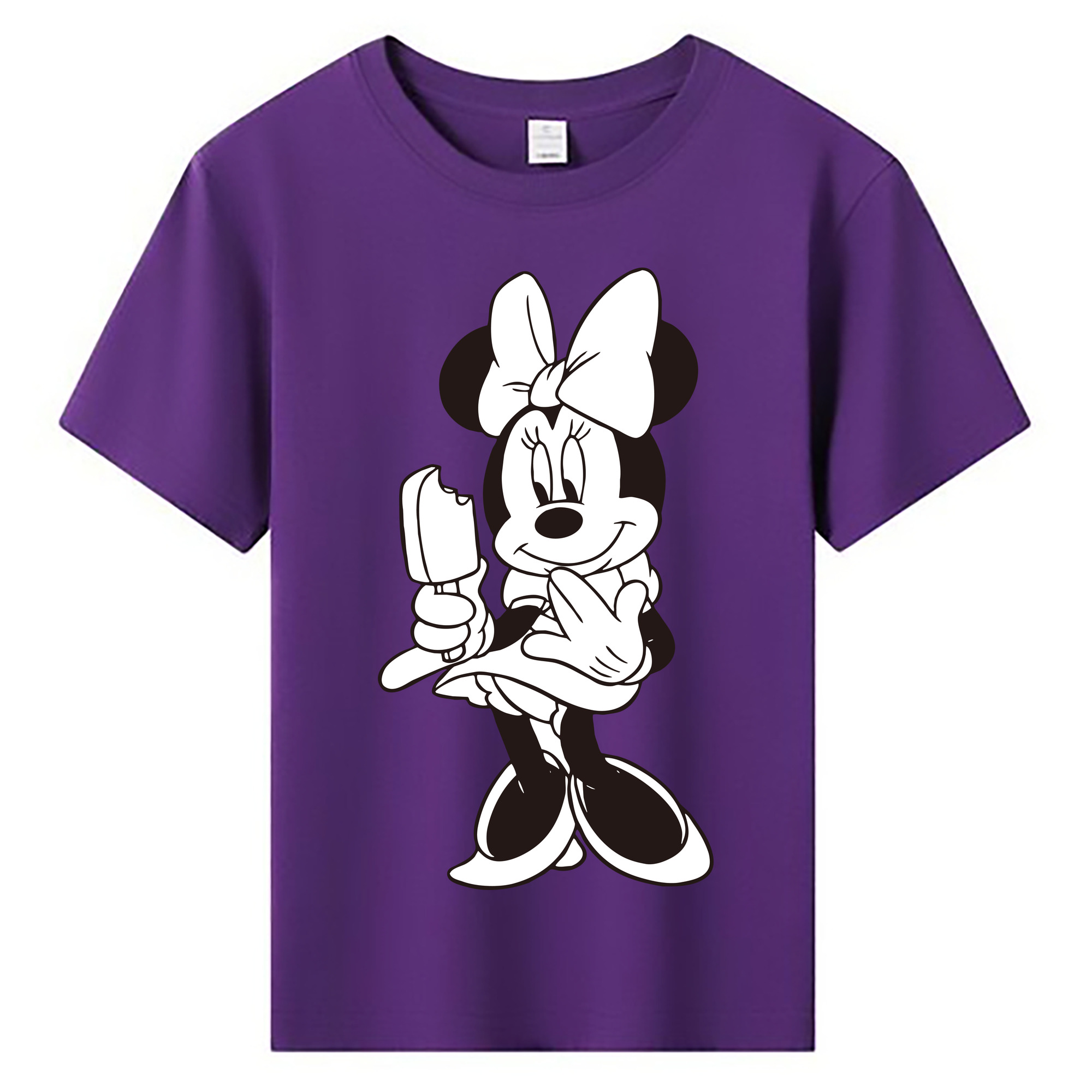 ミッキーマウス Mickey Mouse 綿100％キッズTシャツ（フロントプリント）