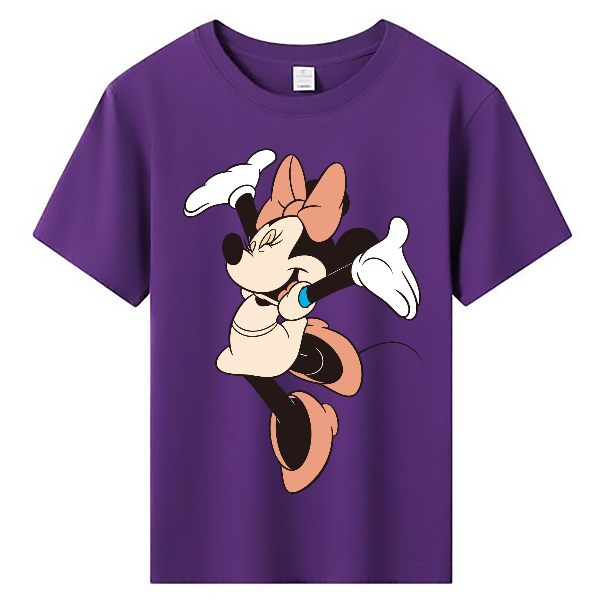 ミッキーマウス Mickey Mouse 綿100％キッズTシャツ（フロントプリント）