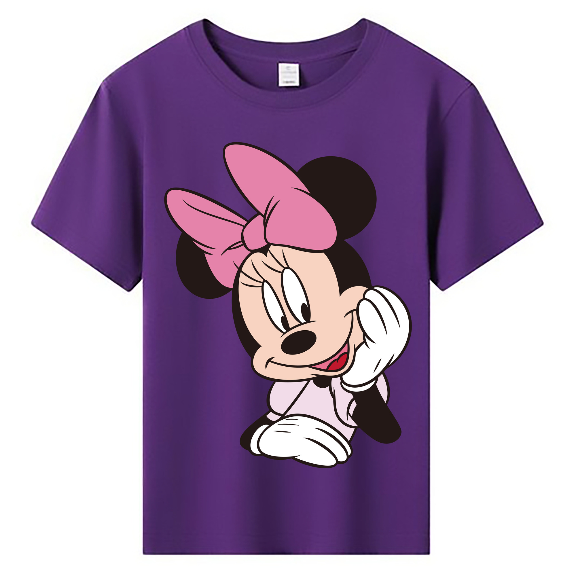 ミッキーマウス Mickey Mouse 綿100％キッズTシャツ（フロントプリント）