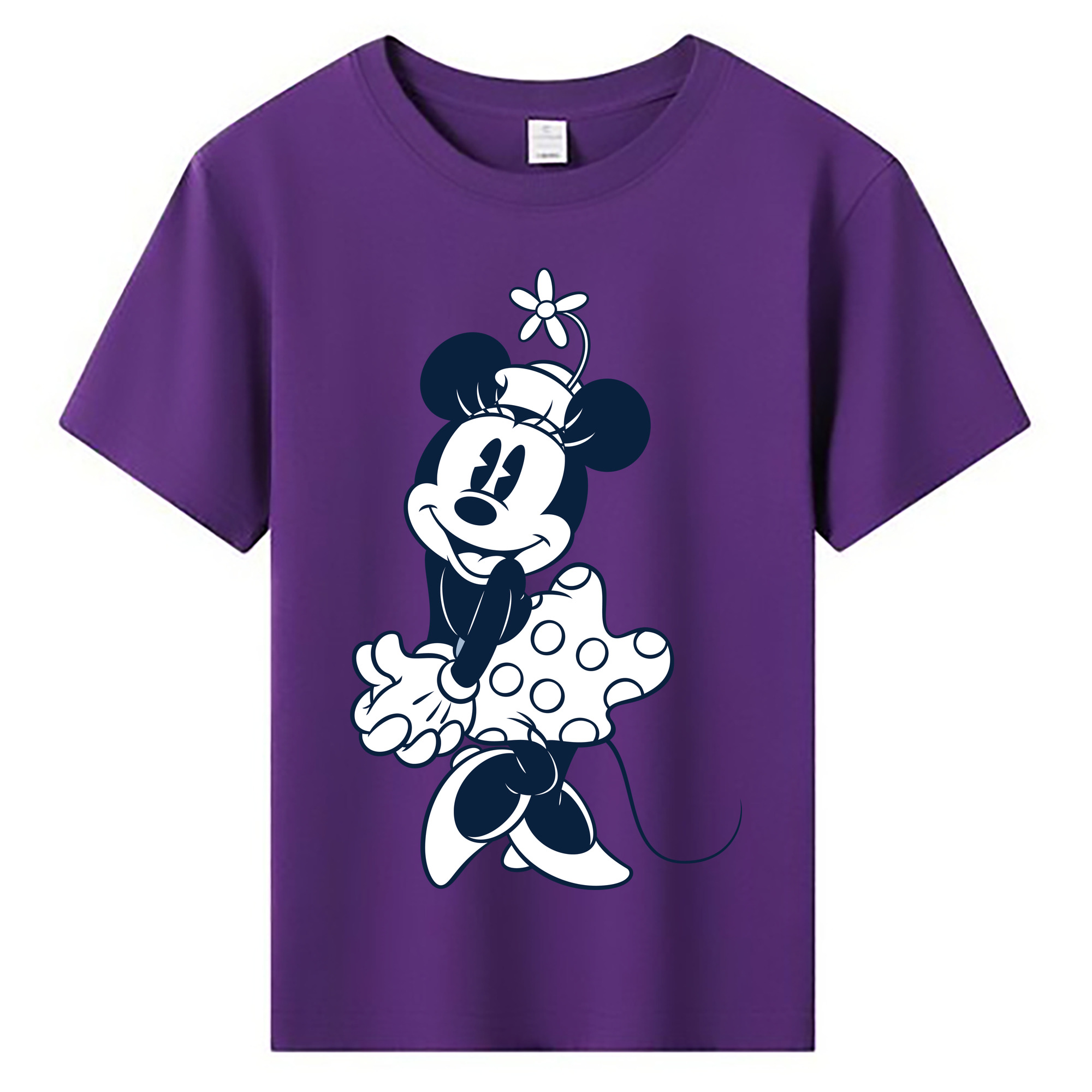 ミッキーマウス Mickey Mouse 綿100％キッズTシャツ（フロントプリント）