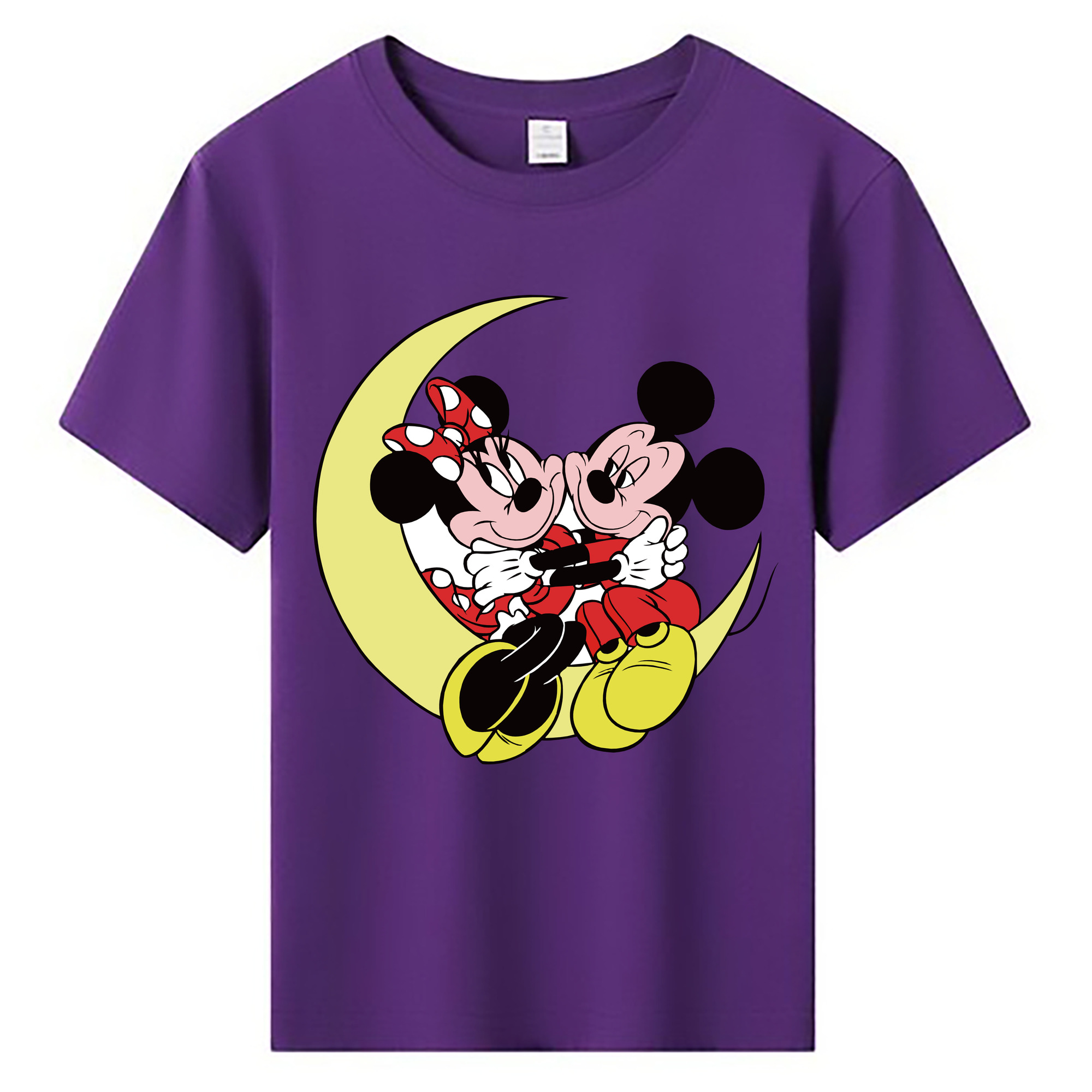 ミッキーマウス Mickey Mouse 綿100％キッズTシャツ（フロントプリント）
