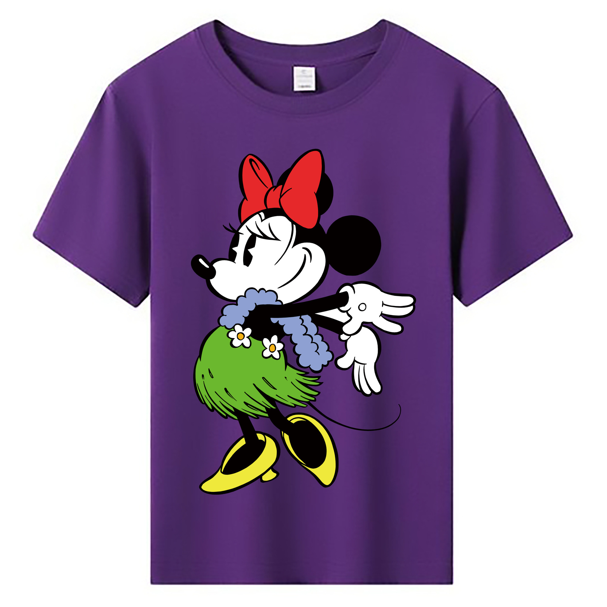 ミッキーマウス Mickey Mouse 綿100％キッズTシャツ（フロントプリント）