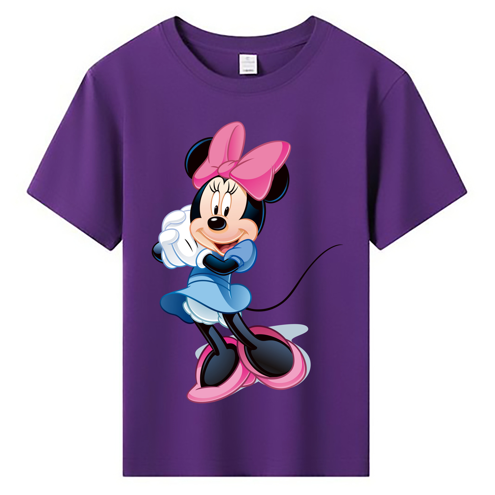 ミッキーマウス Mickey Mouse 綿100％キッズTシャツ（フロントプリント）