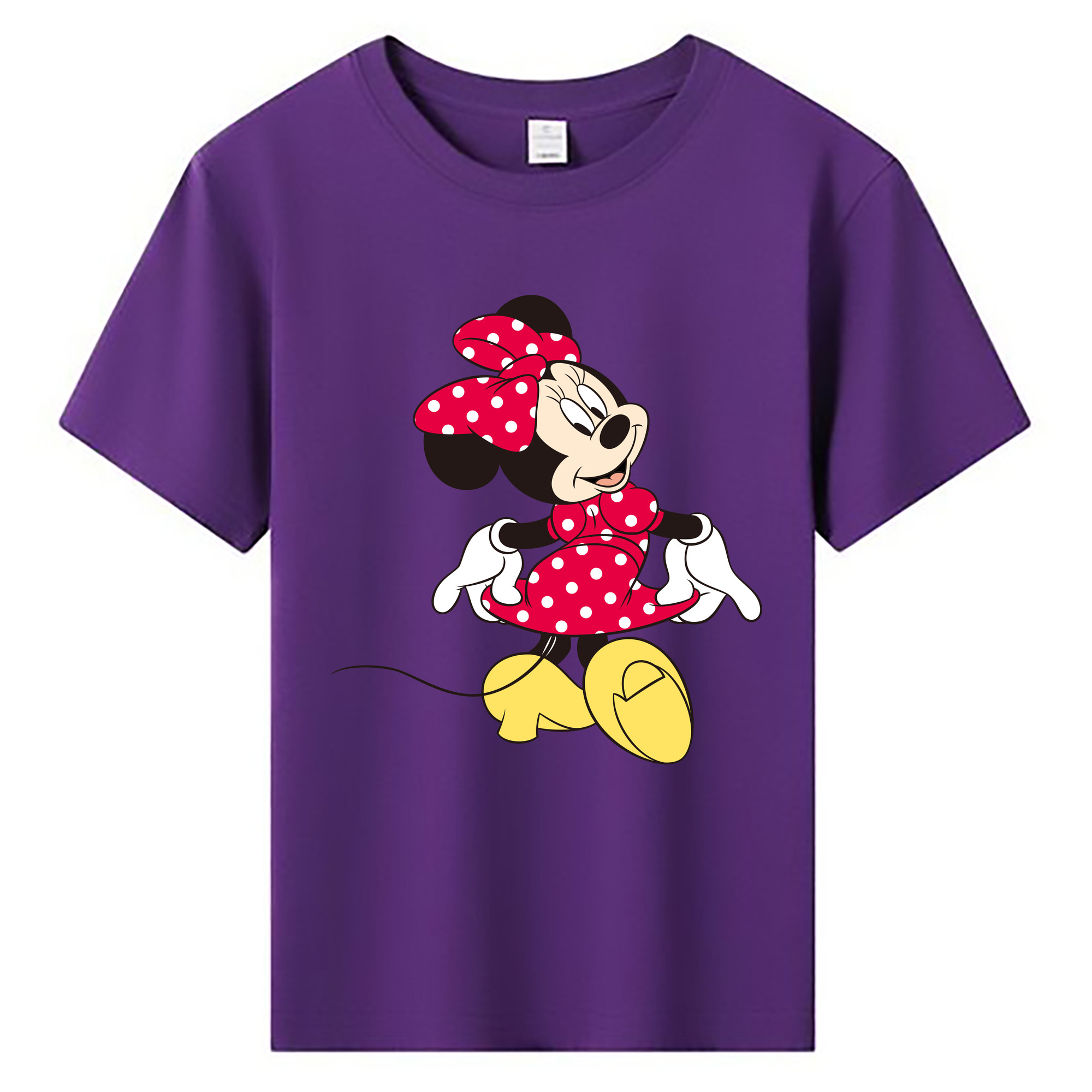 ミッキーマウス Mickey Mouse 綿100％キッズTシャツ（フロントプリント）