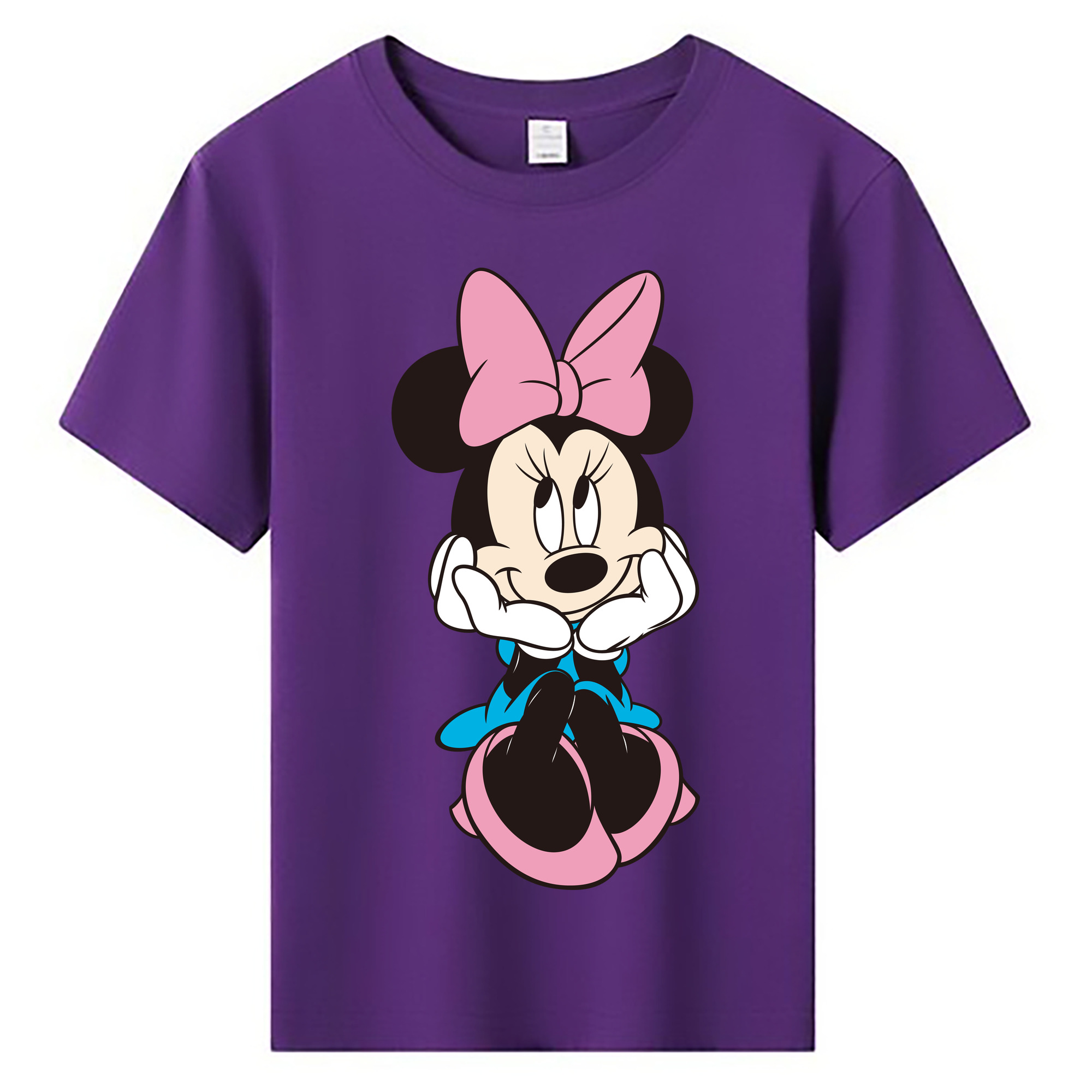 ミッキーマウス Mickey Mouse 綿100％キッズTシャツ（フロントプリント）
