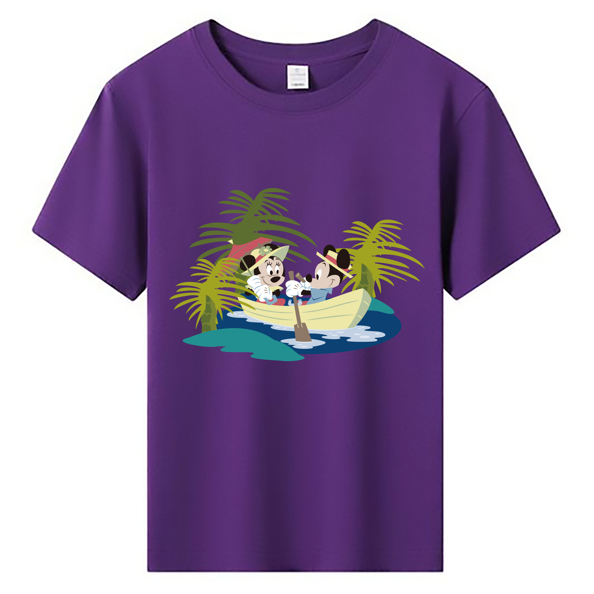 ミッキーマウス Mickey Mouse 綿100％キッズTシャツ（フロントプリント）