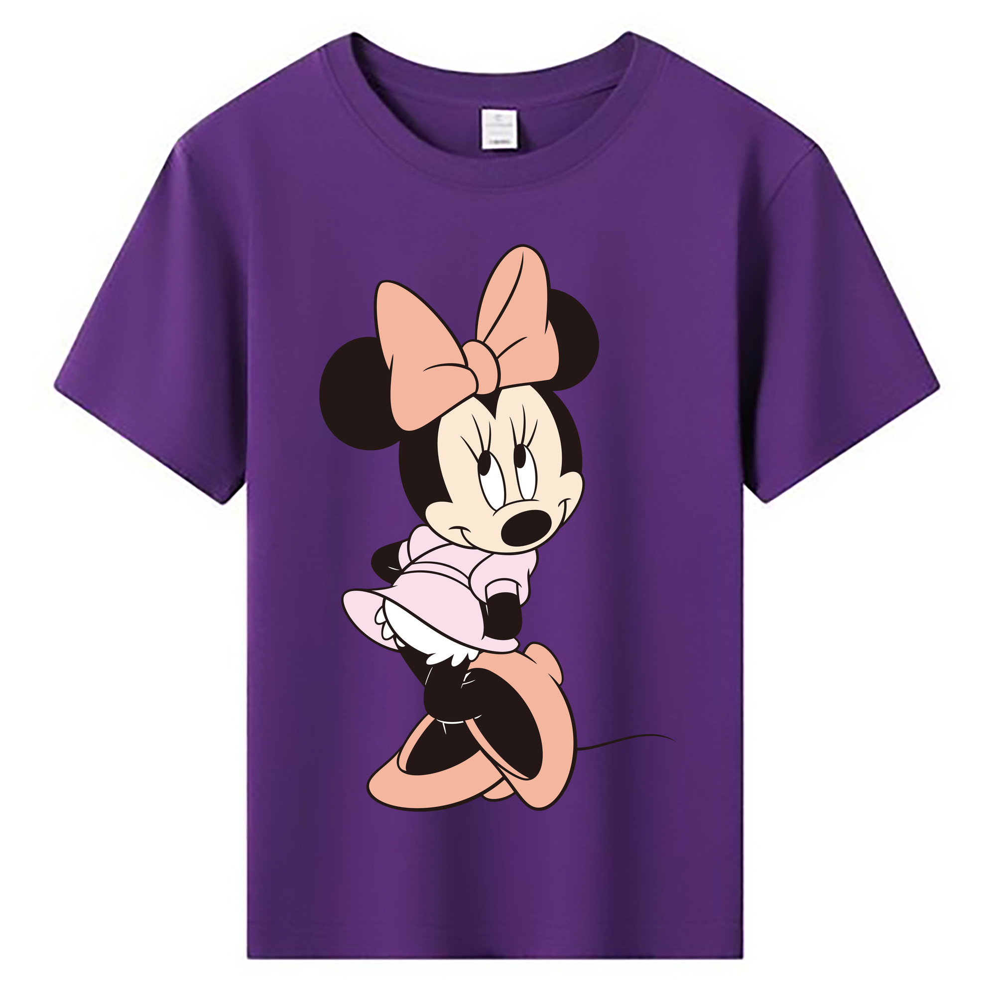 ミッキーマウス Mickey Mouse 綿100％キッズTシャツ（フロントプリント）