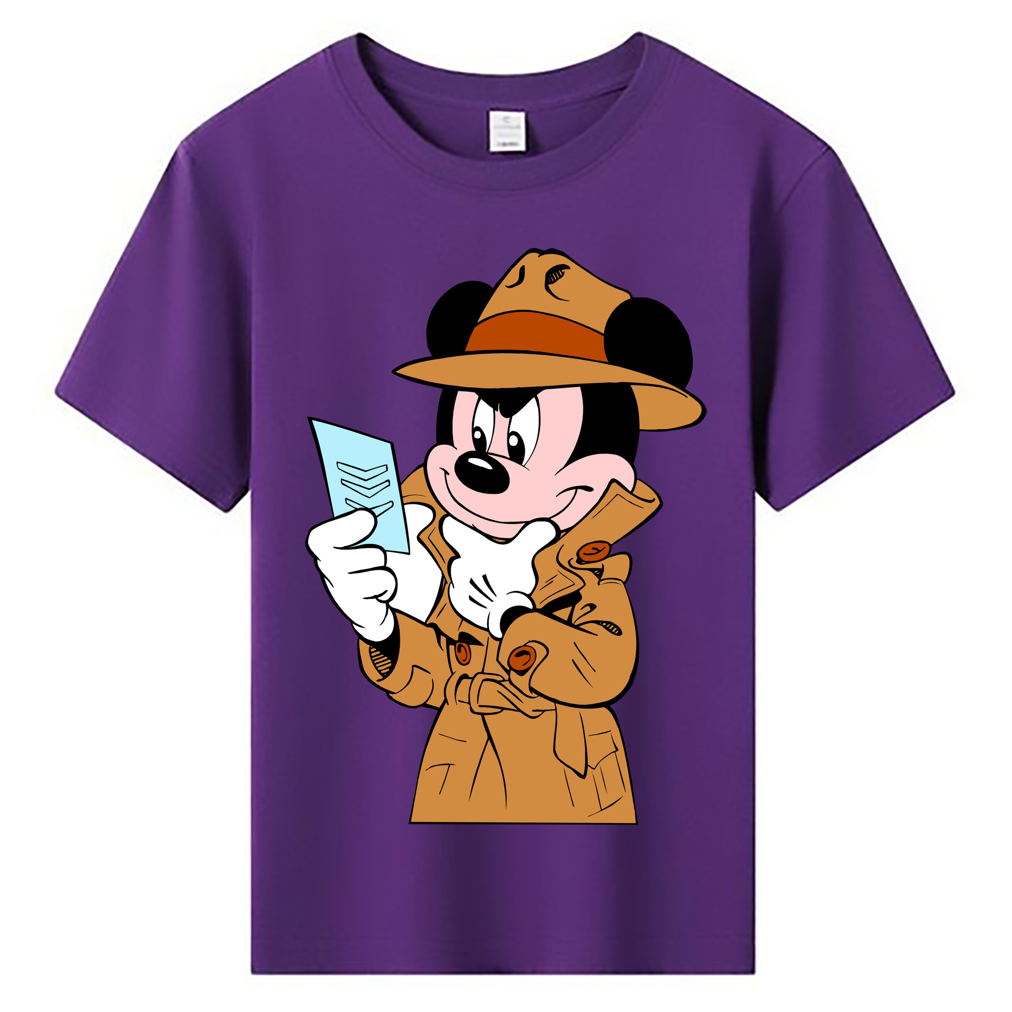 ミッキーマウス Mickey Mouse 綿100％キッズTシャツ（フロントプリント）