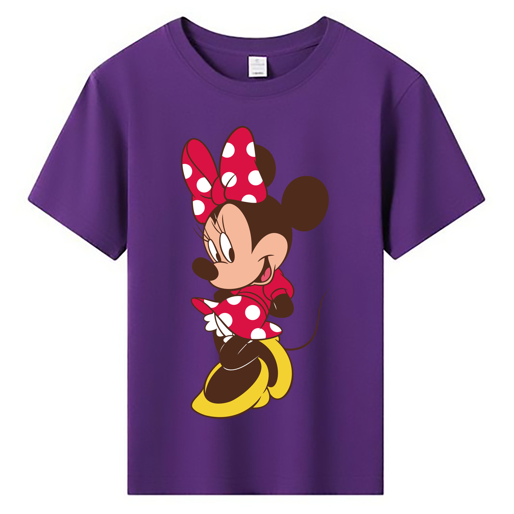 ミッキーマウス Mickey Mouse 綿100％キッズTシャツ（フロントプリント）
