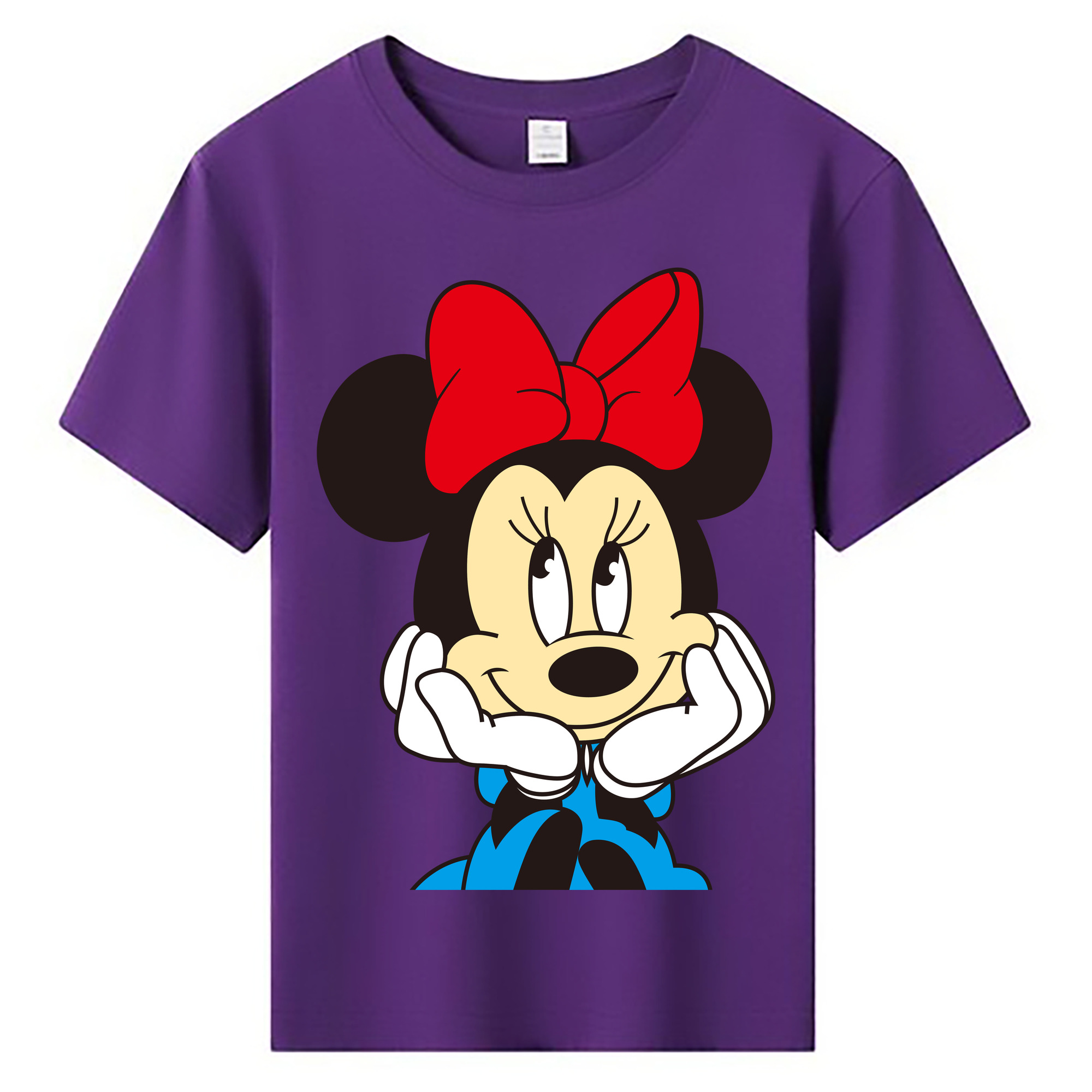 ミッキーマウス Mickey Mouse 綿100％キッズTシャツ（フロントプリント）