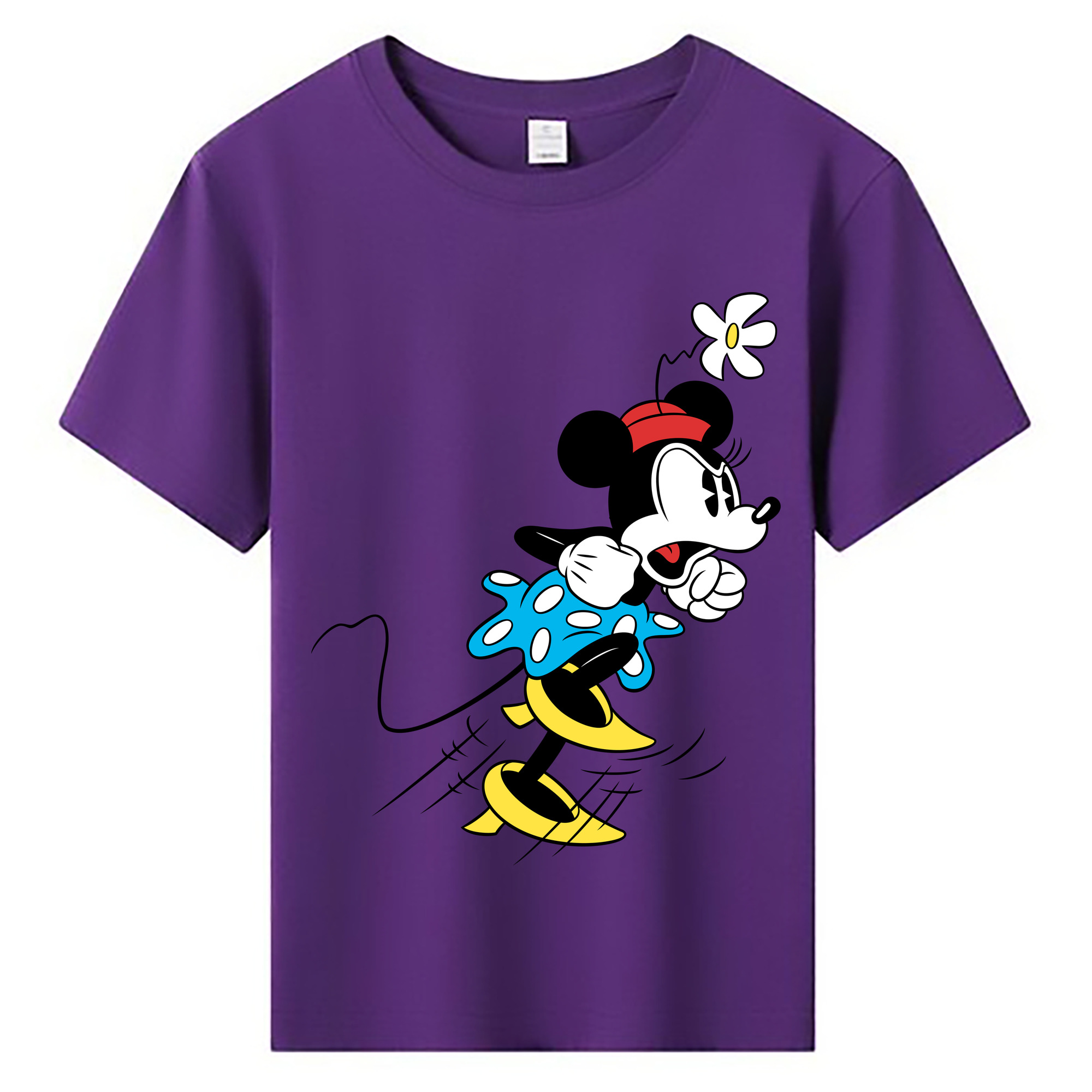 ミッキーマウス Mickey Mouse 綿100％キッズTシャツ（フロントプリント）