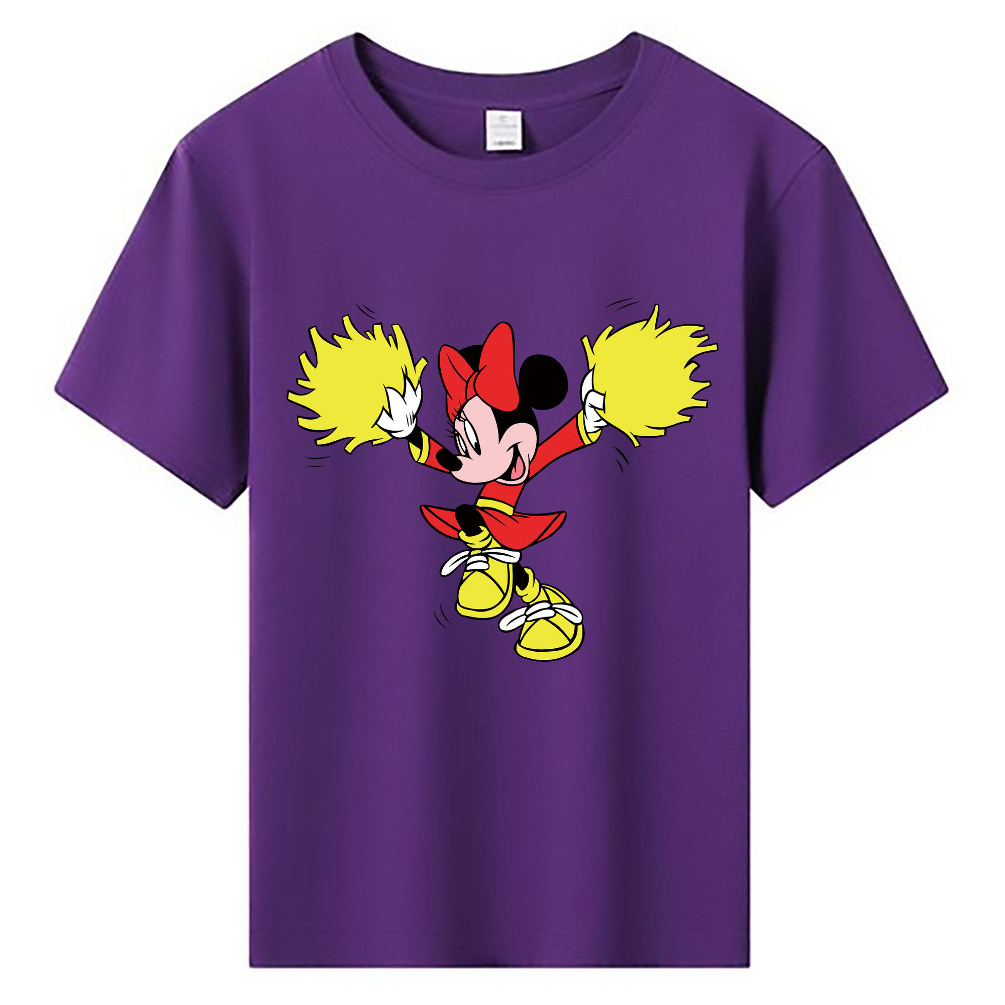 ミッキーマウス Mickey Mouse 綿100％キッズTシャツ（フロントプリント）