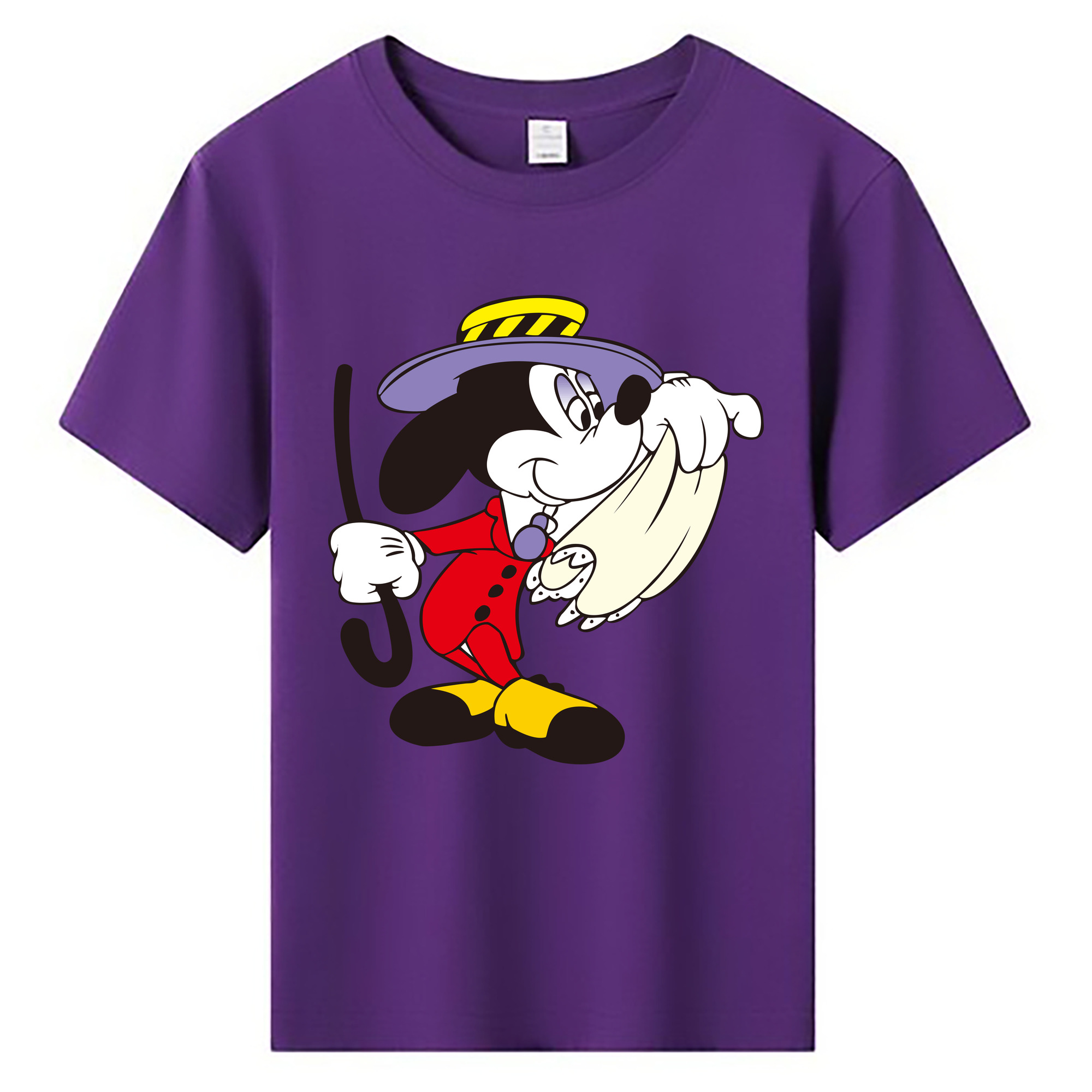 ミッキーマウス Mickey Mouse 綿100％キッズTシャツ（フロントプリント）