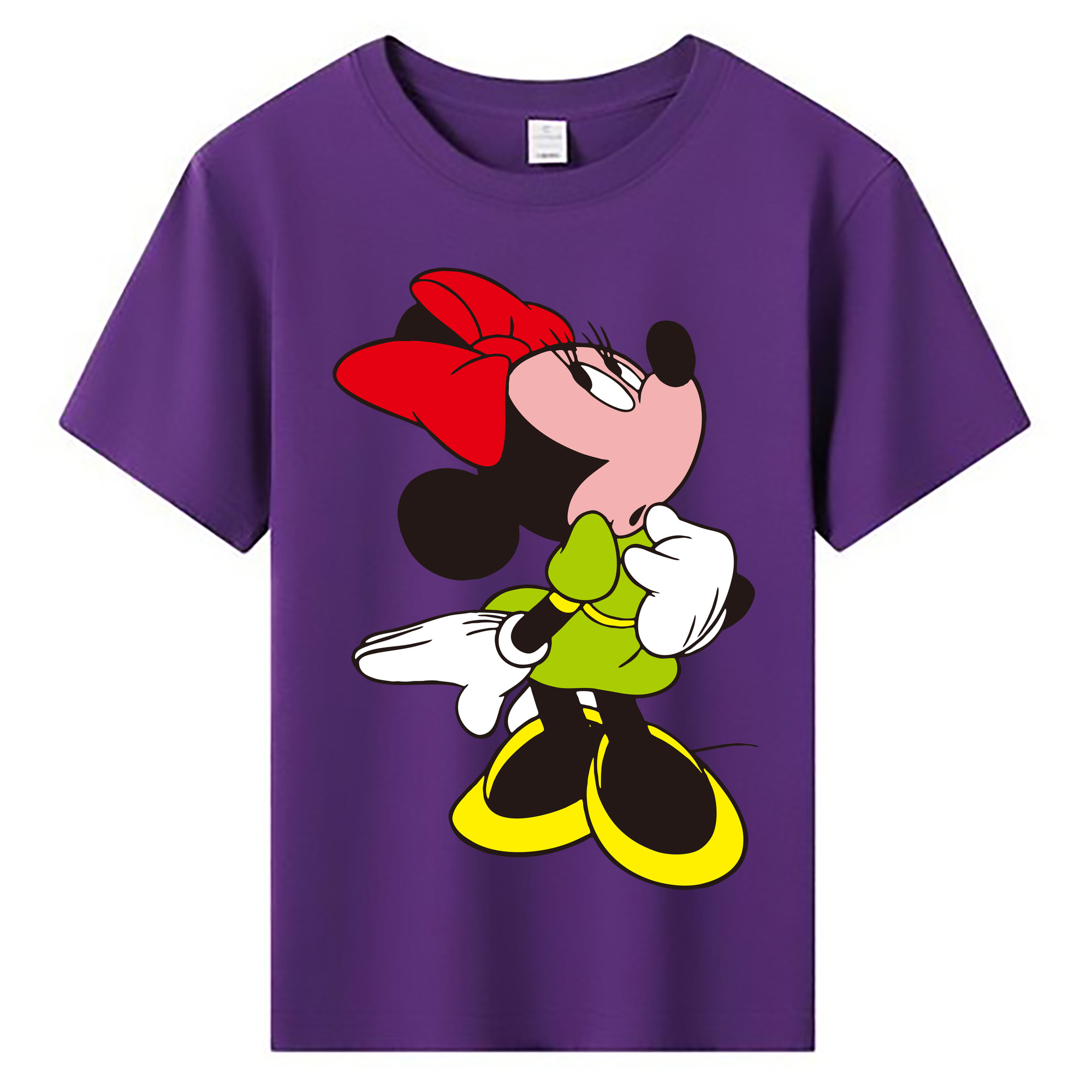ミッキーマウス Mickey Mouse 綿100％キッズTシャツ（フロントプリント）