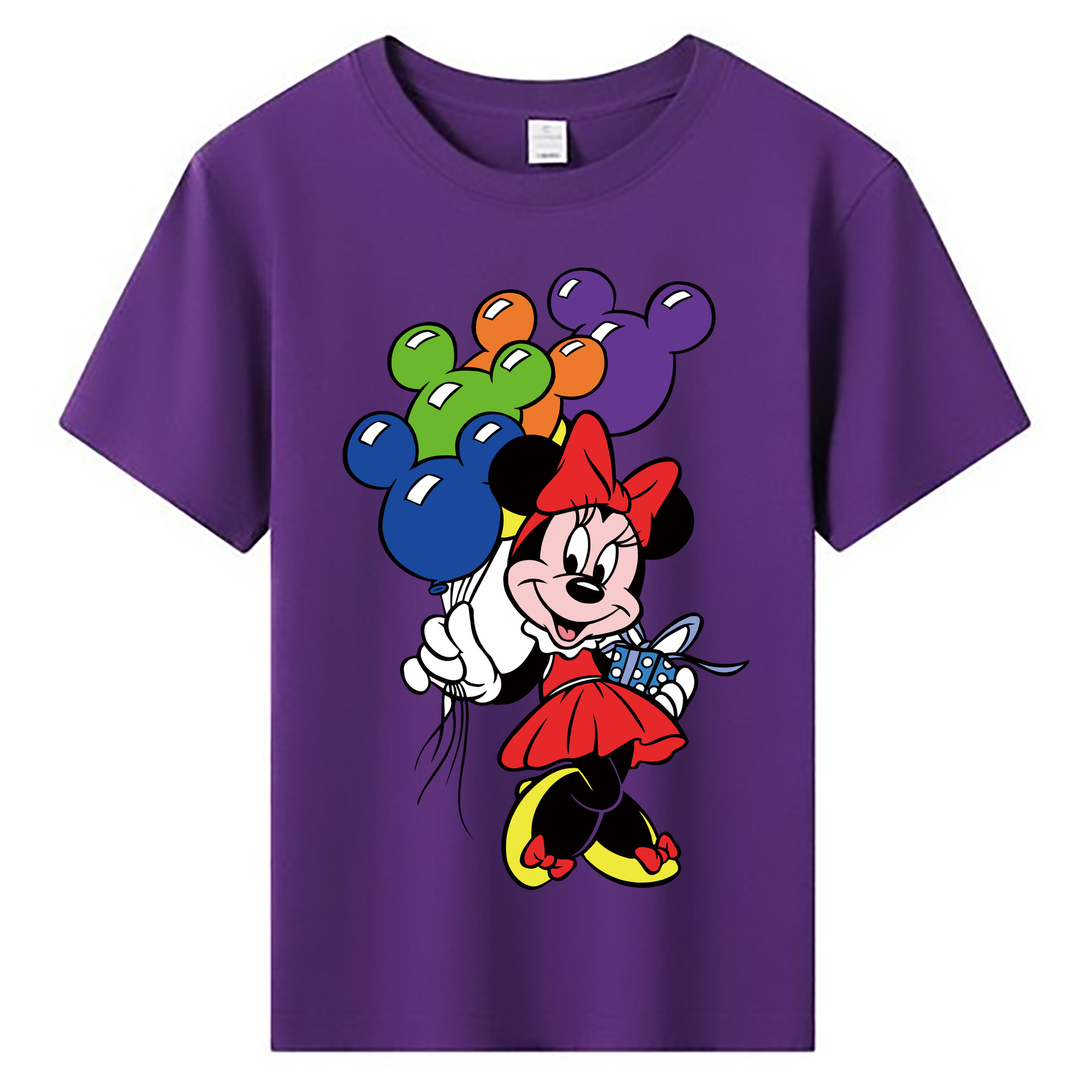ミッキーマウス Mickey Mouse 綿100％キッズTシャツ（フロントプリント）