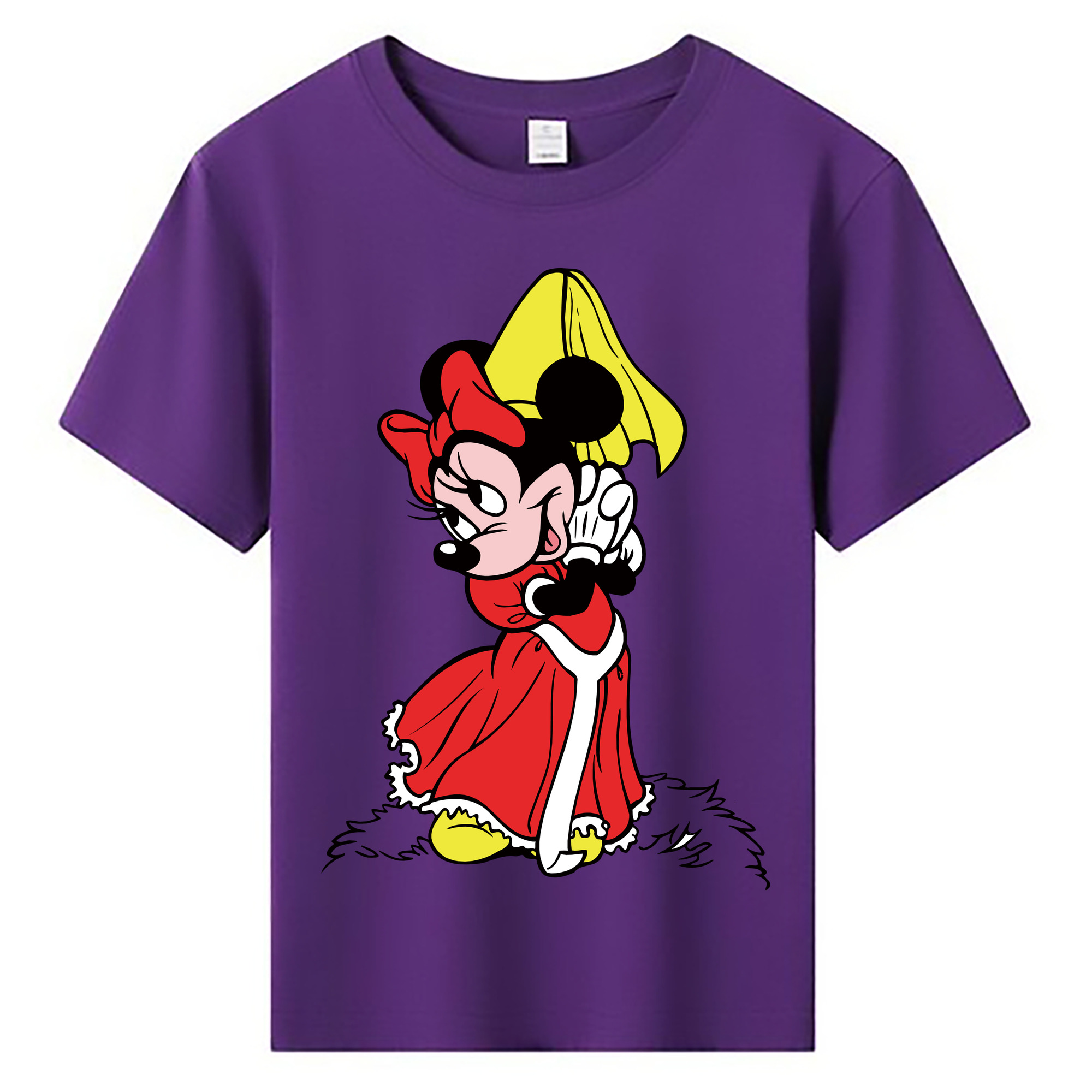 ミッキーマウス Mickey Mouse 綿100％キッズTシャツ（フロントプリント）