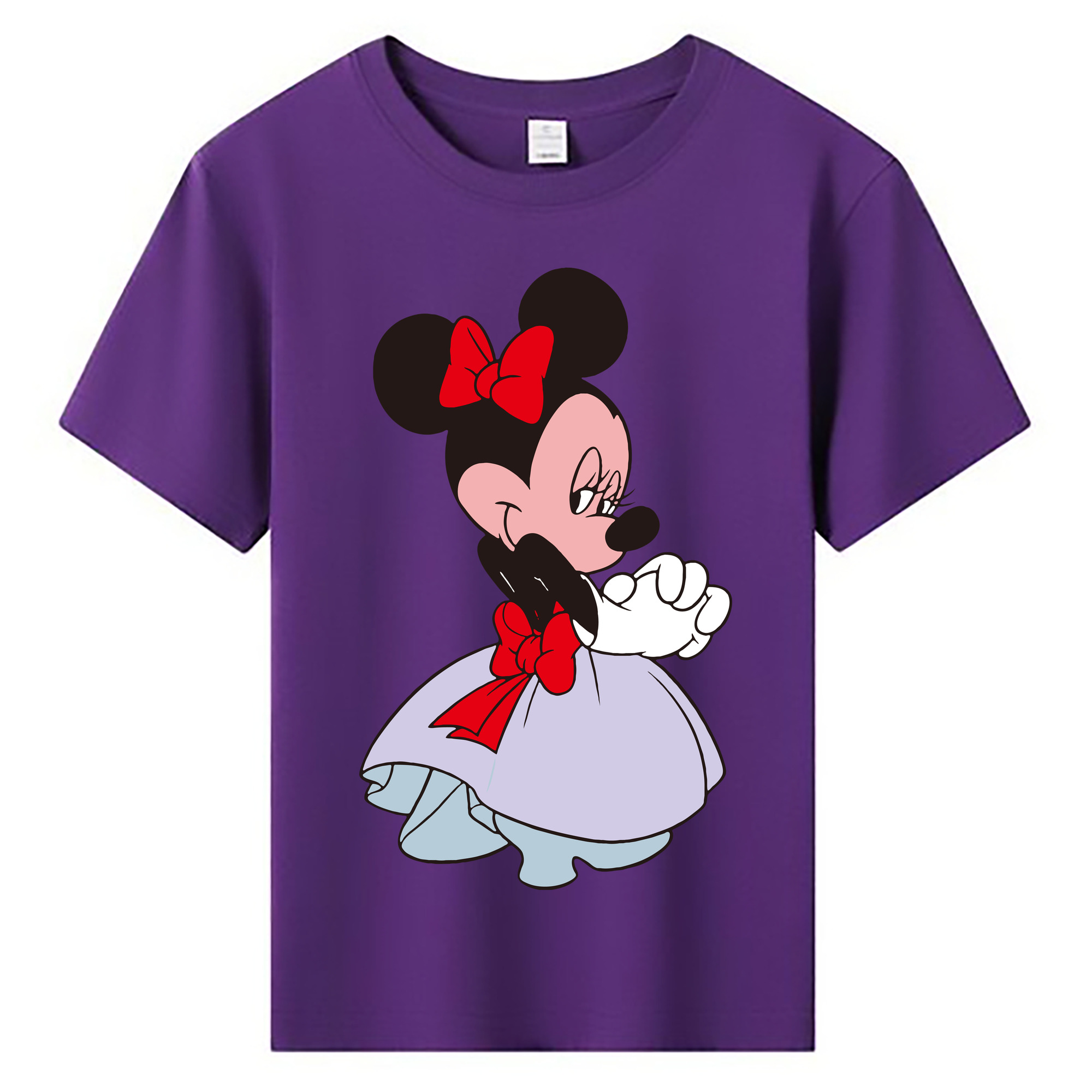 ミッキーマウス Mickey Mouse 綿100％キッズTシャツ（フロントプリント）