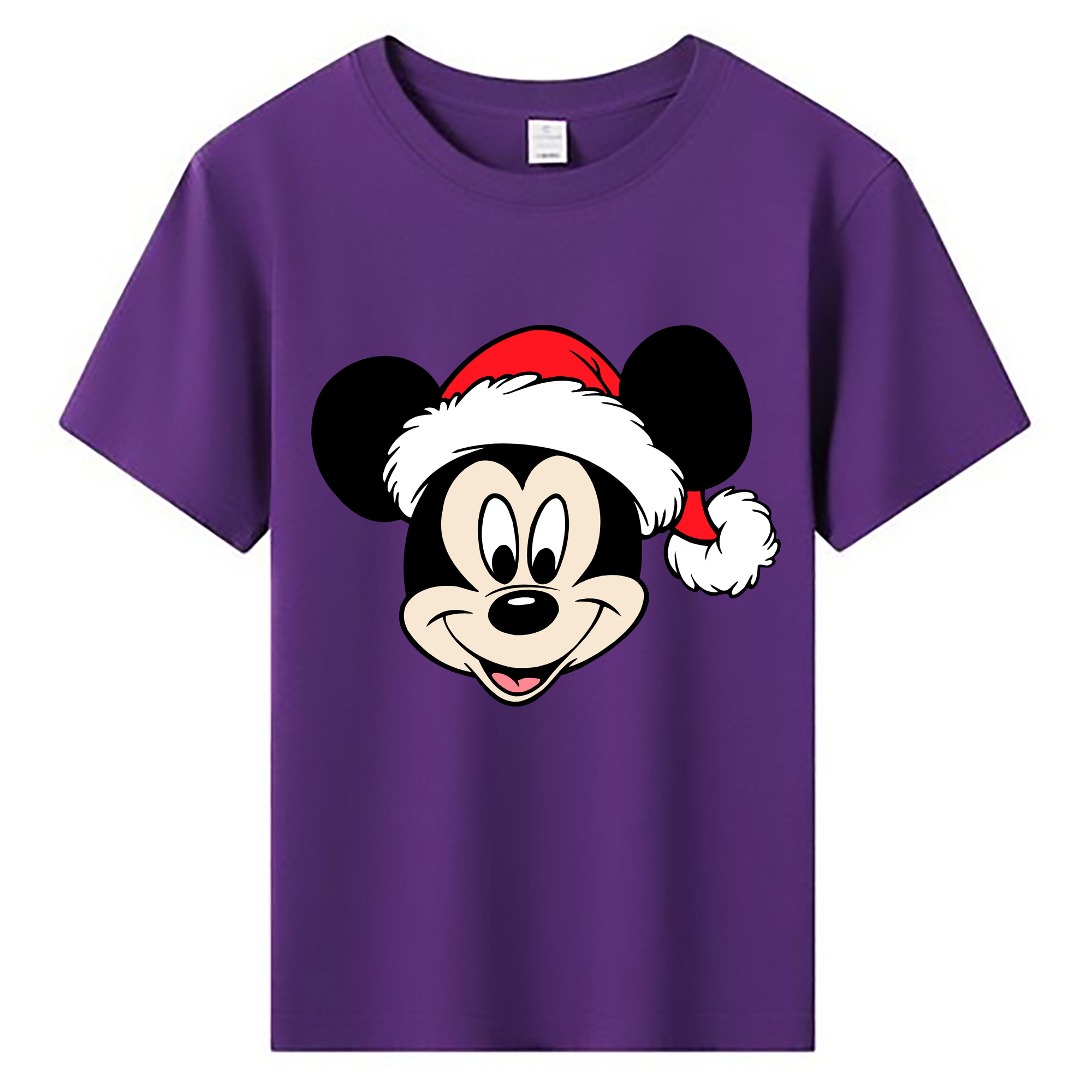 ミッキーマウス Mickey Mouse 綿100％キッズTシャツ（フロントプリント）
