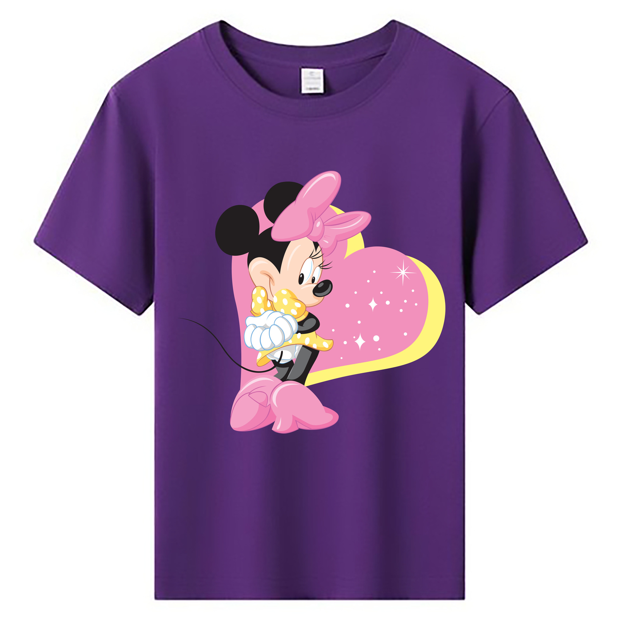 ミッキーマウス Mickey Mouse 綿100％キッズTシャツ（フロントプリント）