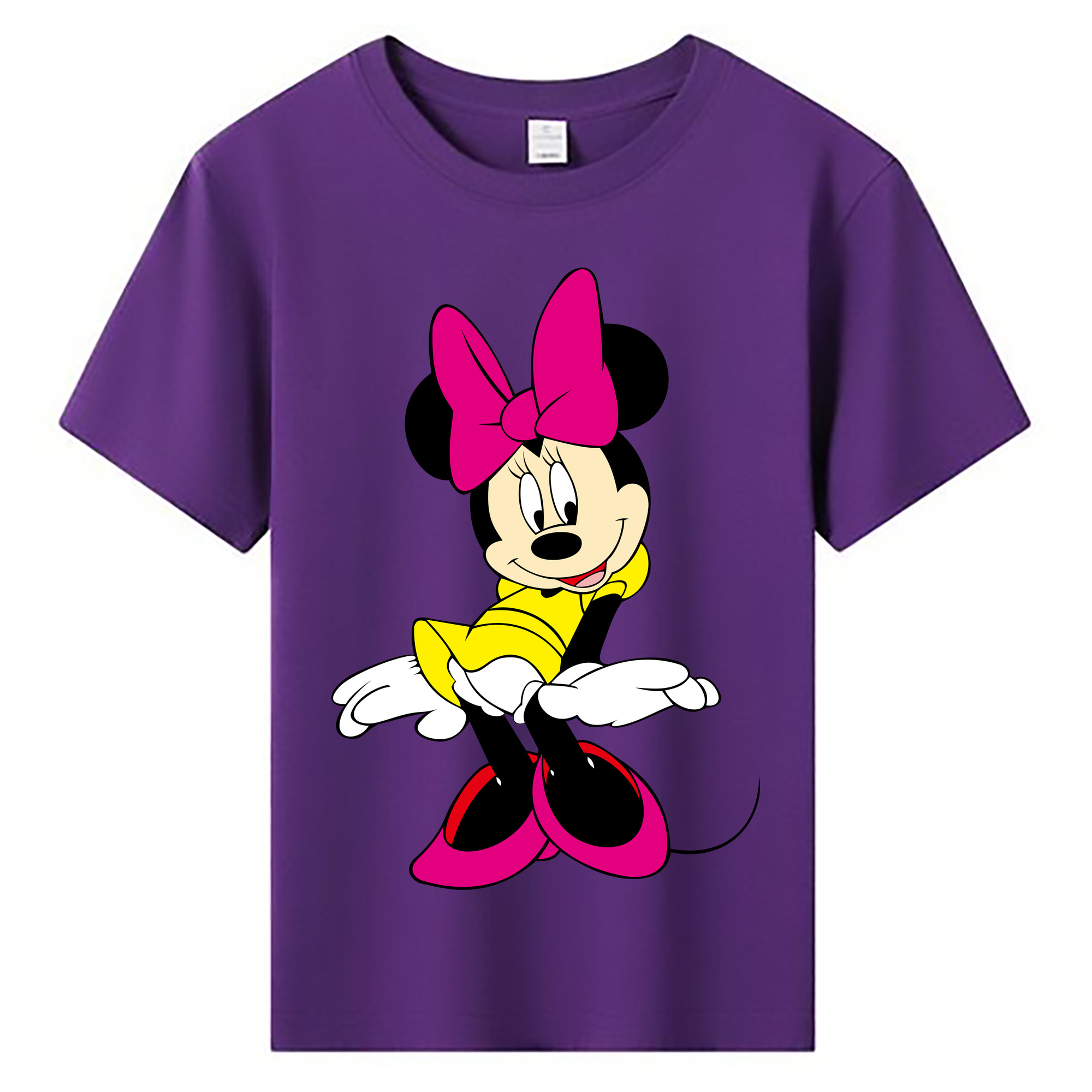 ミッキーマウス Mickey Mouse 綿100％キッズTシャツ（フロントプリント）