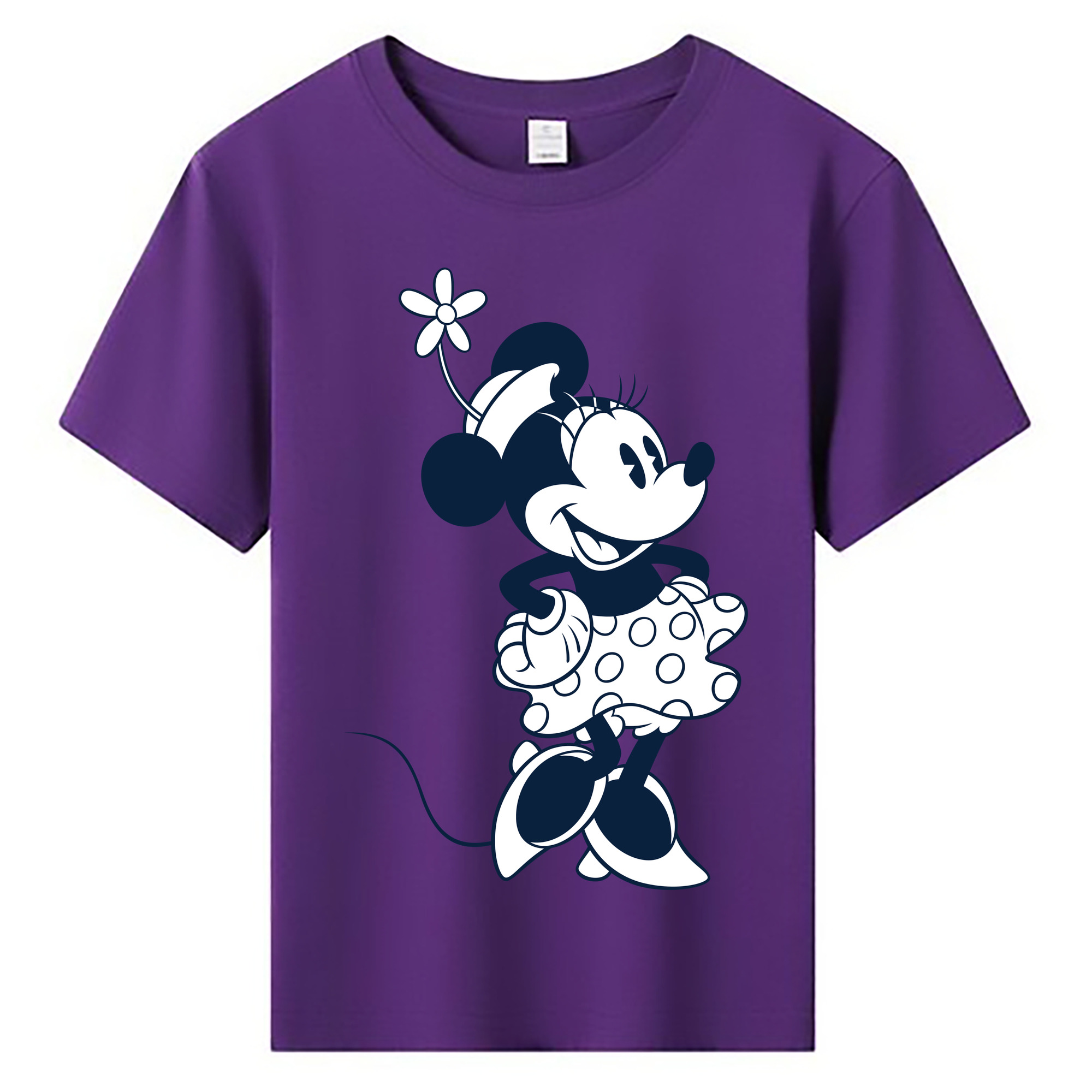ミッキーマウス Mickey Mouse 綿100％キッズTシャツ（フロントプリント）