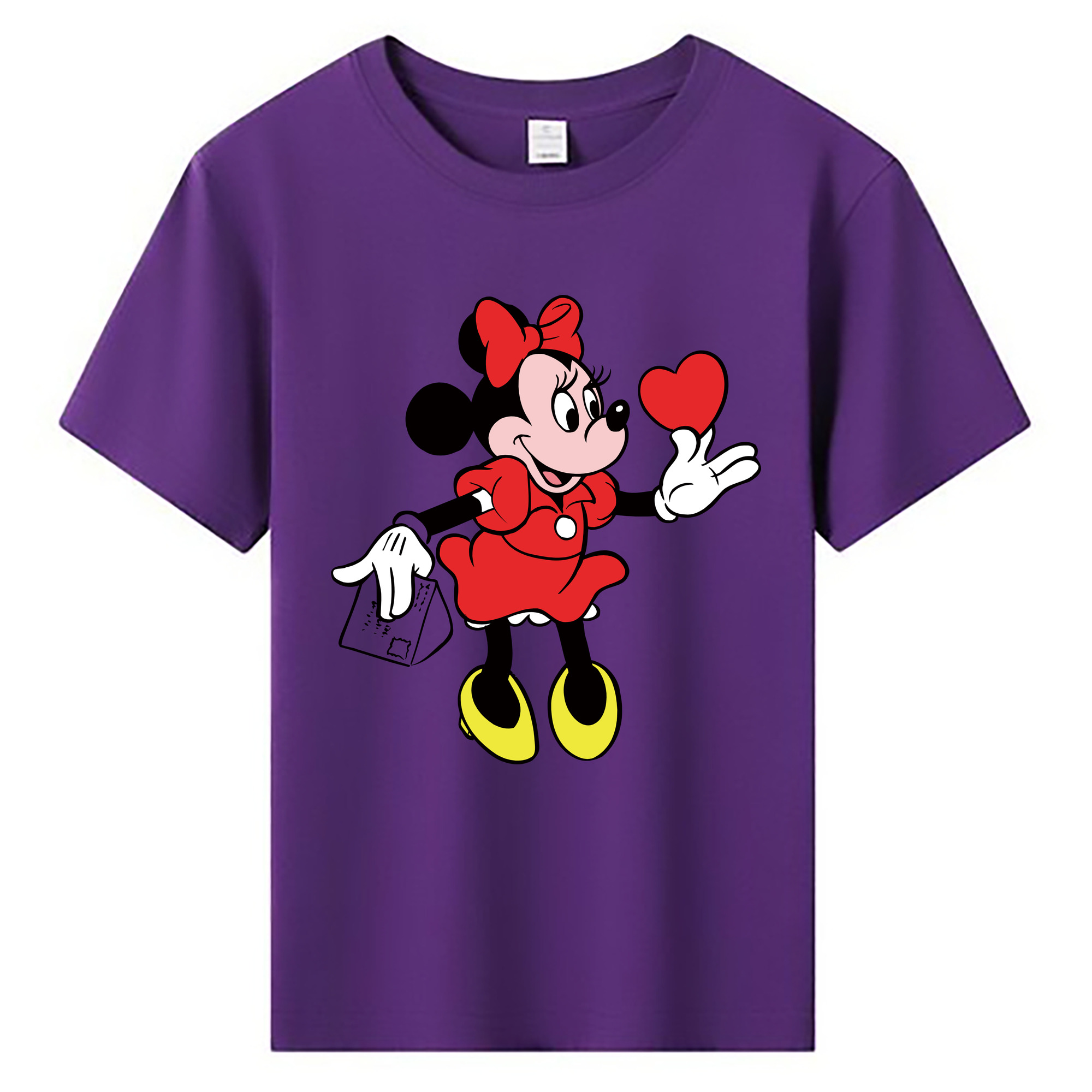 ミッキーマウス Mickey Mouse 綿100％キッズTシャツ（フロントプリント）