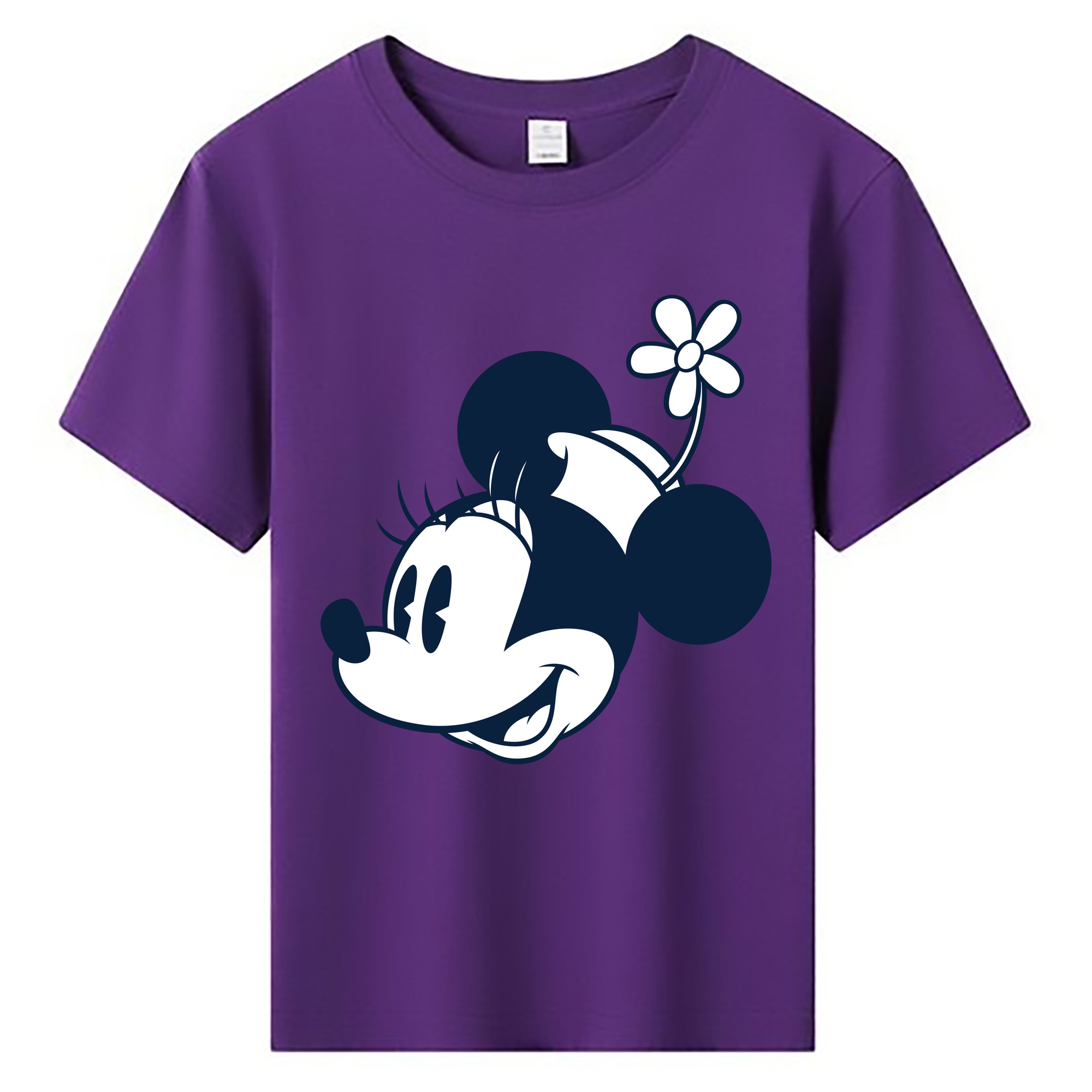 ミッキーマウス Mickey Mouse 綿100％キッズTシャツ（フロントプリント）