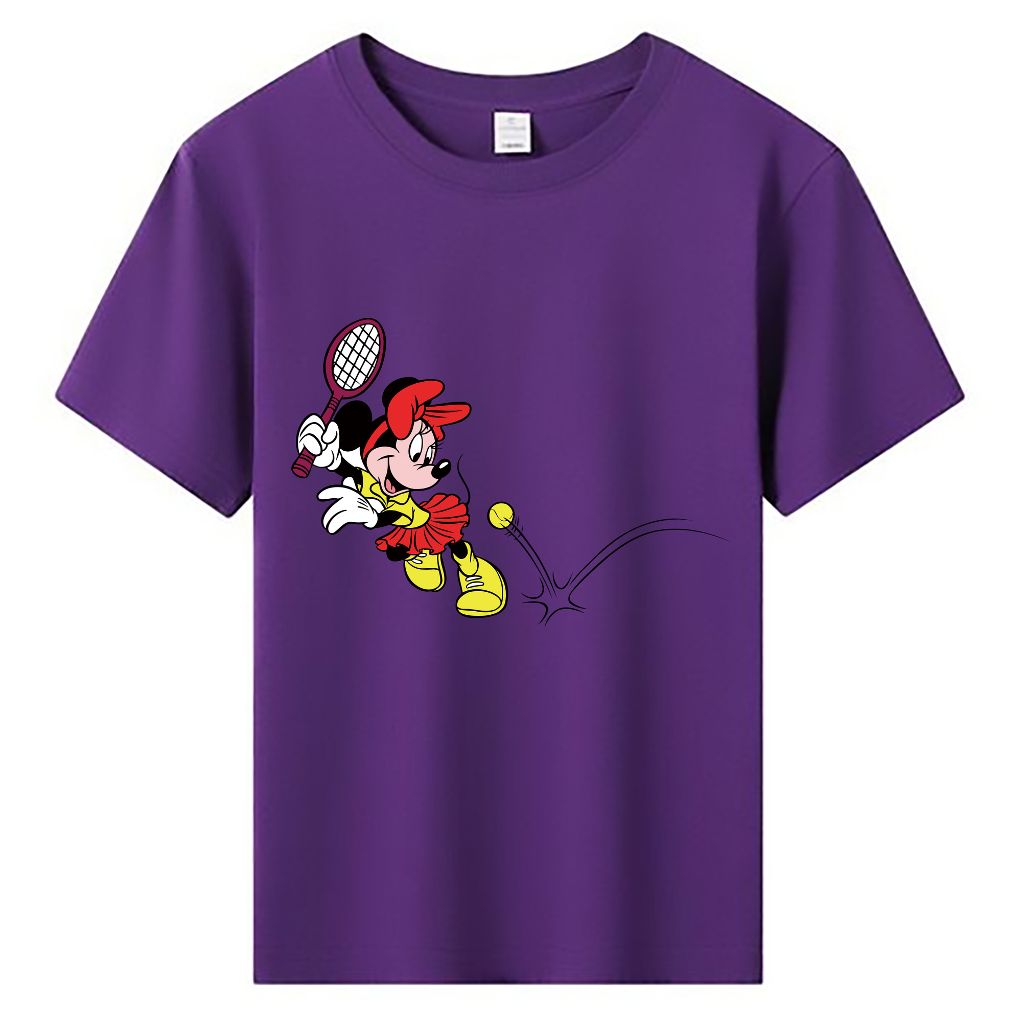 ミッキーマウス Mickey Mouse 綿100％キッズTシャツ（フロントプリント）