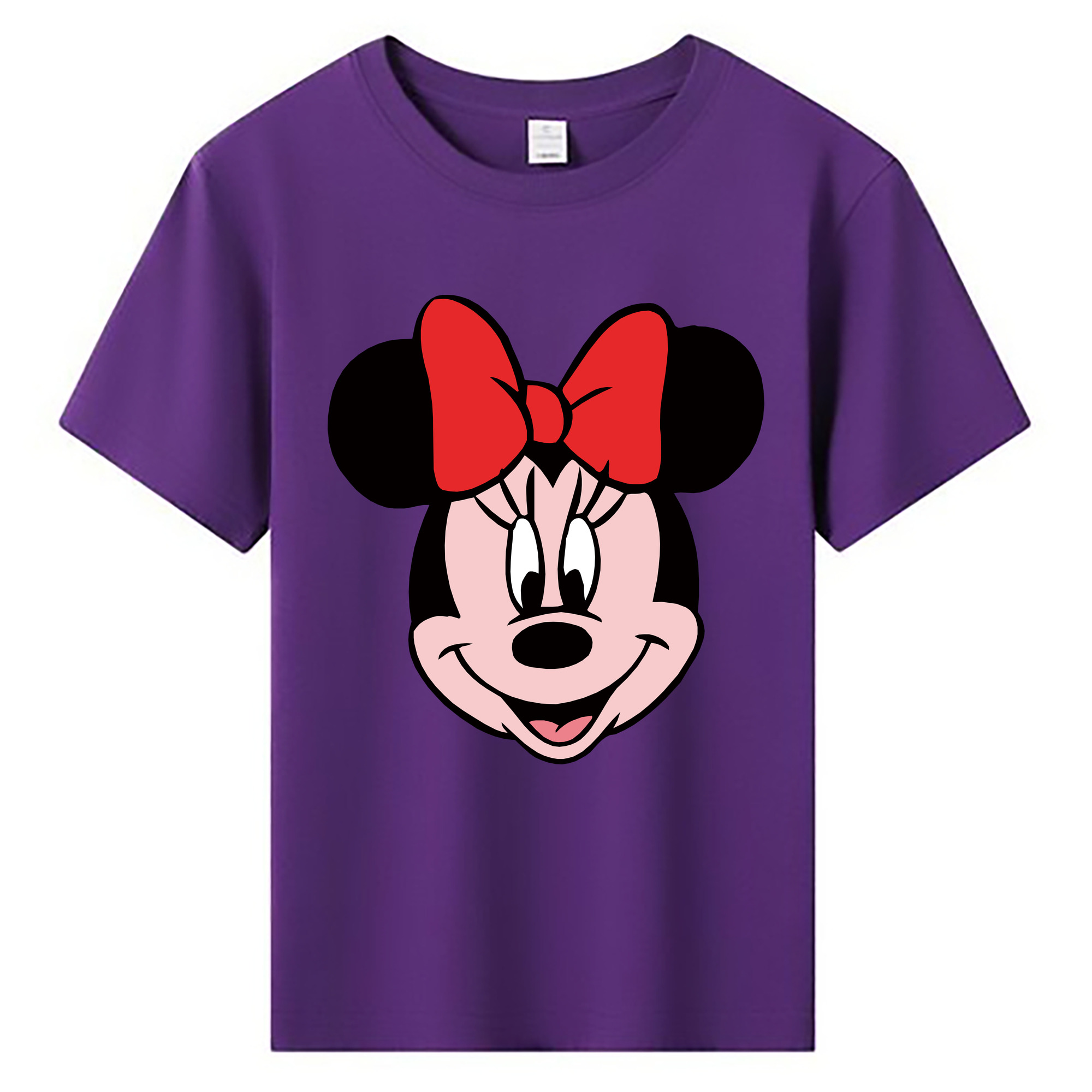 ミッキーマウス Mickey Mouse 綿100％キッズTシャツ（フロントプリント）