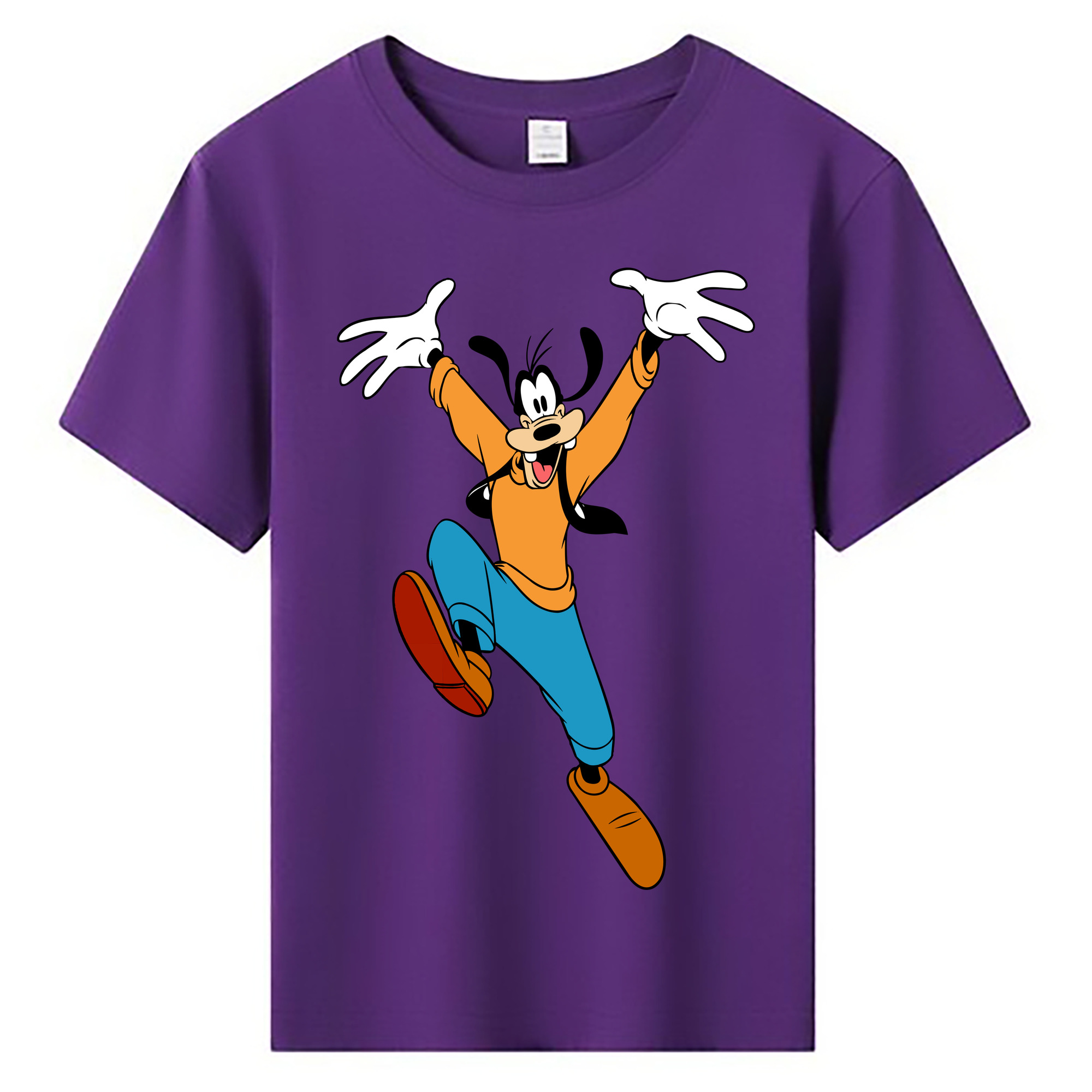 ミッキーマウス Mickey Mouse 綿100％キッズTシャツ（フロントプリント）