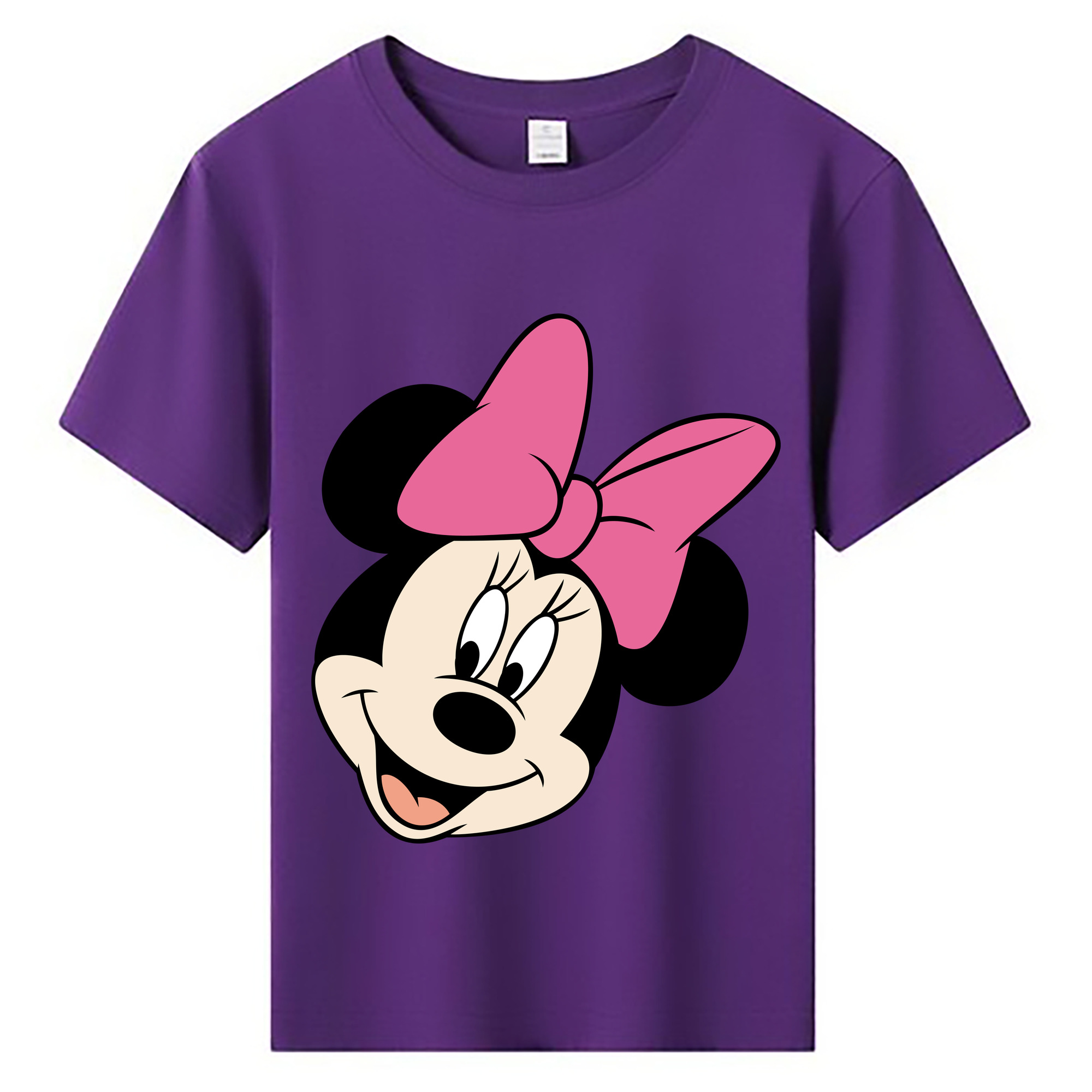 ミッキーマウス Mickey Mouse 綿100％キッズTシャツ（フロントプリント）