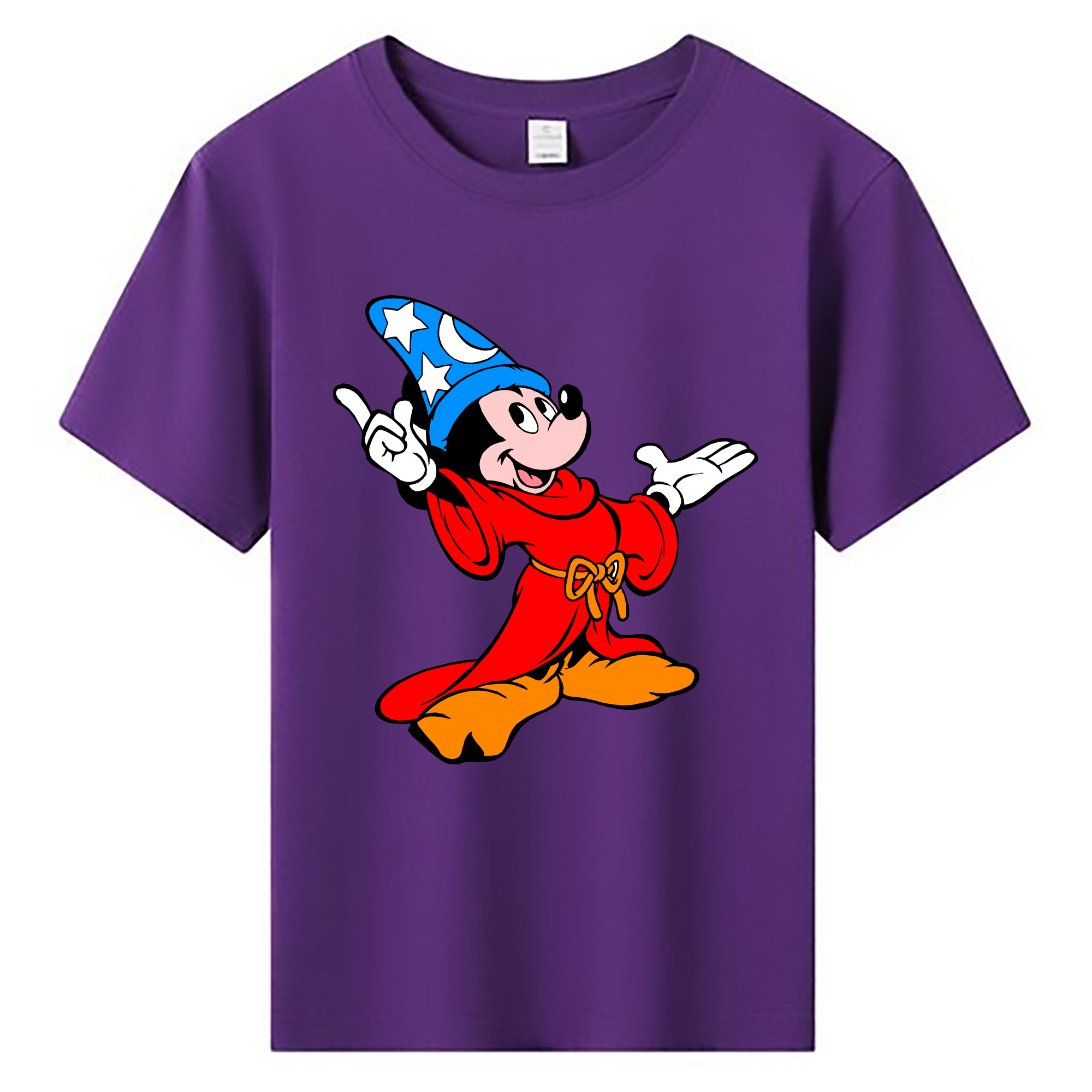 ミッキーマウス Mickey Mouse 綿100％キッズTシャツ（フロントプリント）