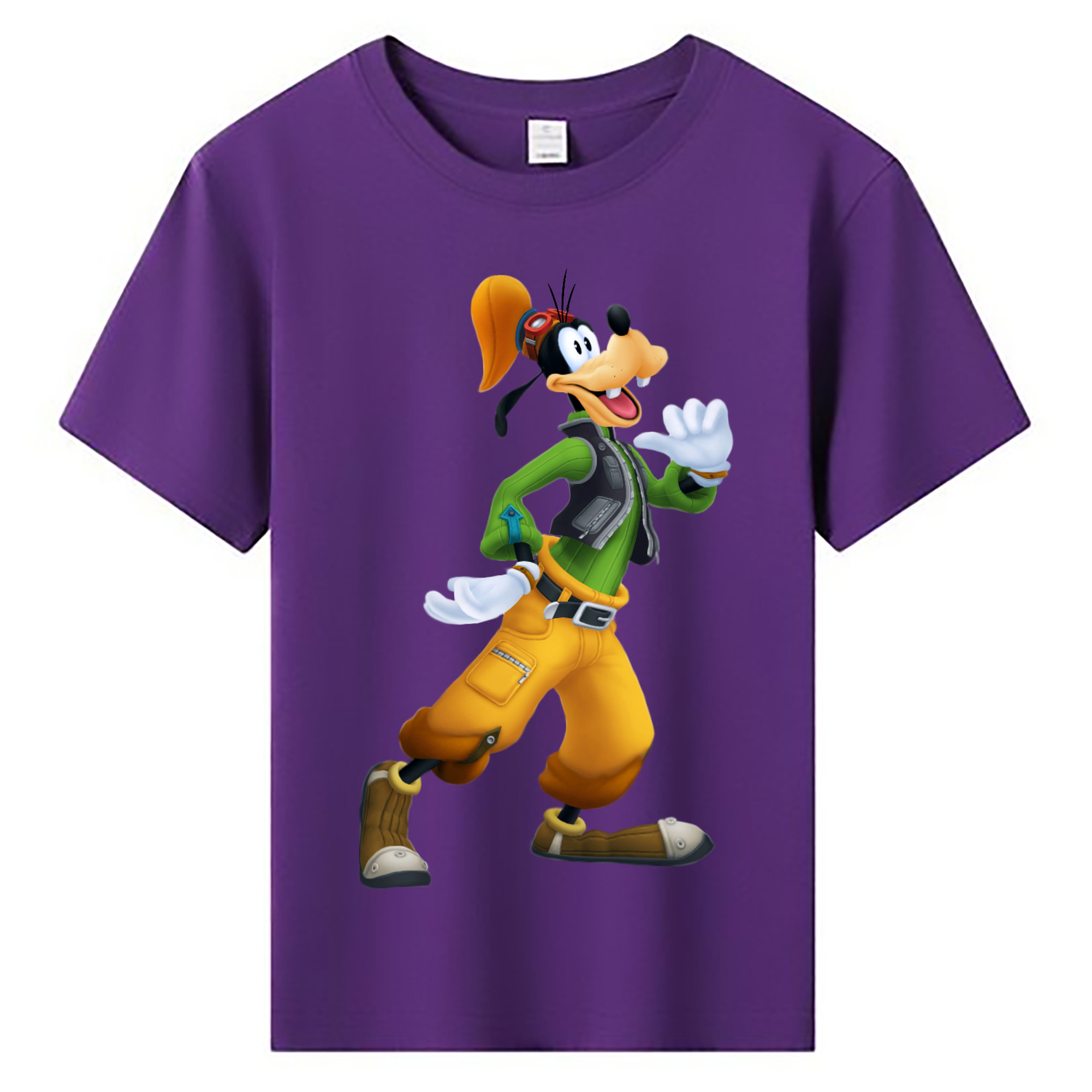 ミッキーマウス Mickey Mouse 綿100％キッズTシャツ（フロントプリント）