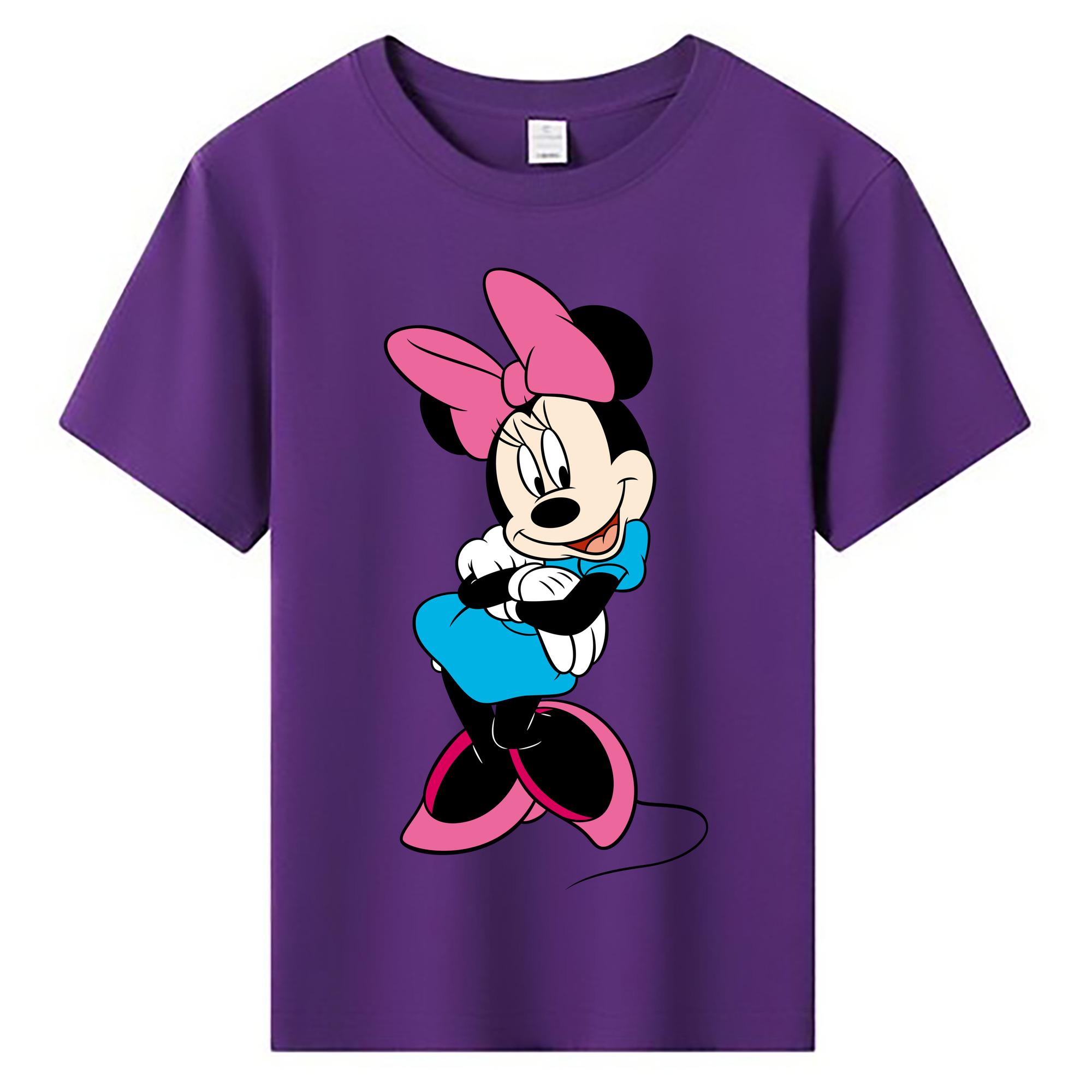 ミッキーマウス Mickey Mouse 綿100％キッズTシャツ（フロントプリント）