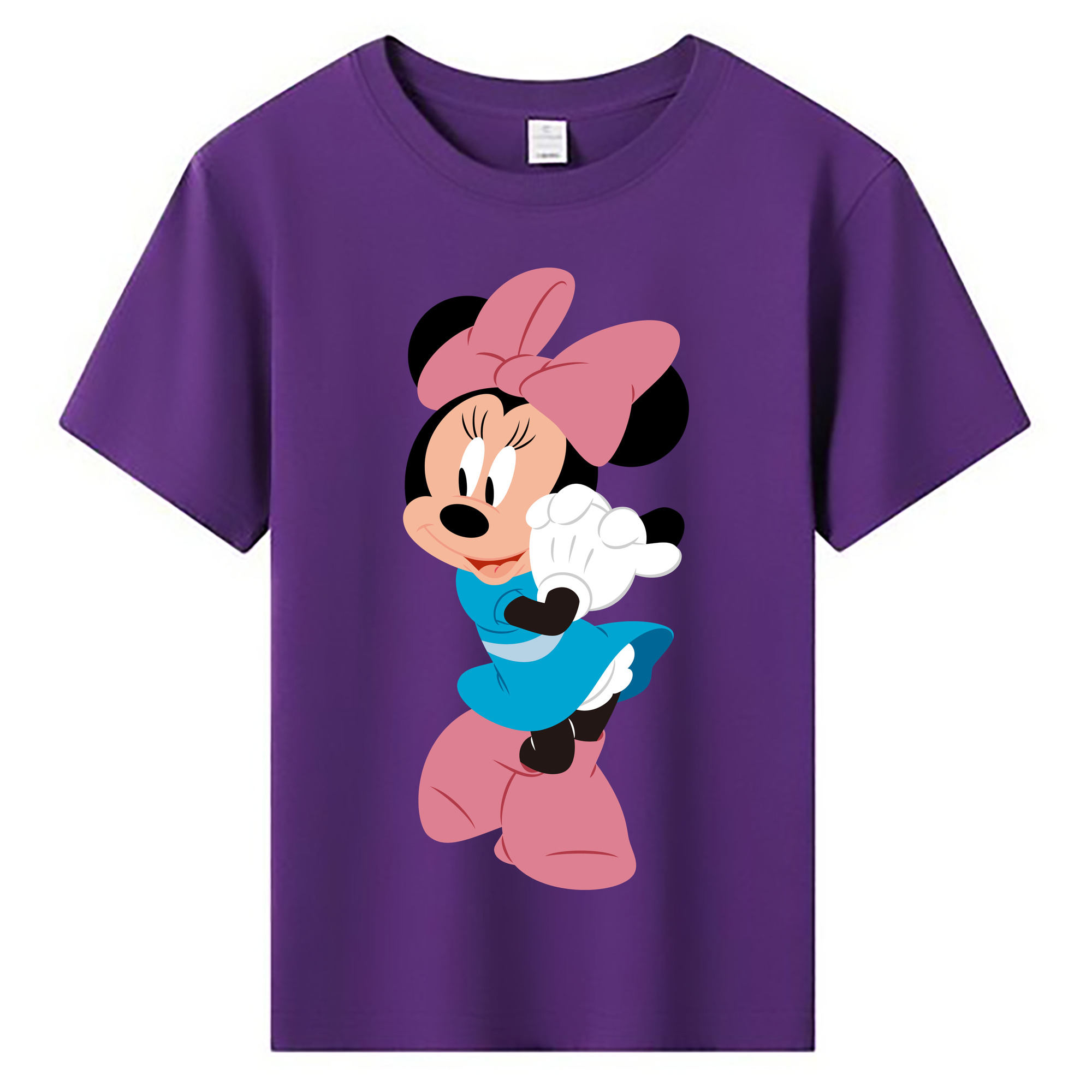 ミッキーマウス Mickey Mouse 綿100％キッズTシャツ（フロントプリント）
