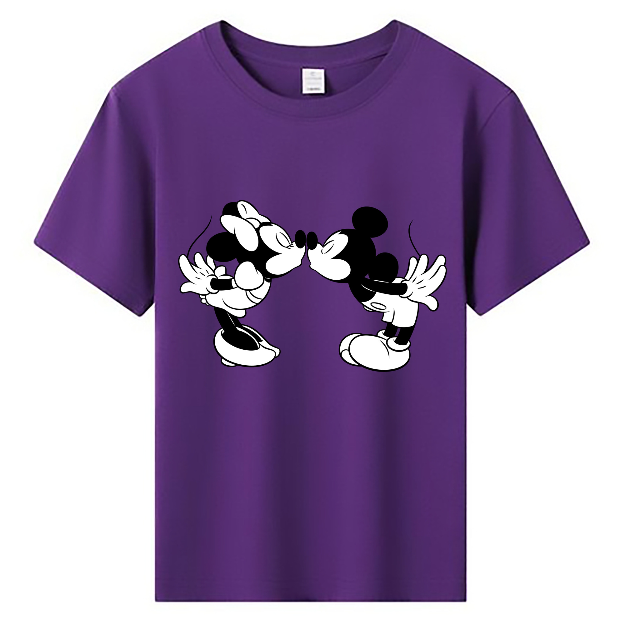 ミッキーマウス Mickey Mouse 綿100％キッズTシャツ（フロントプリント）
